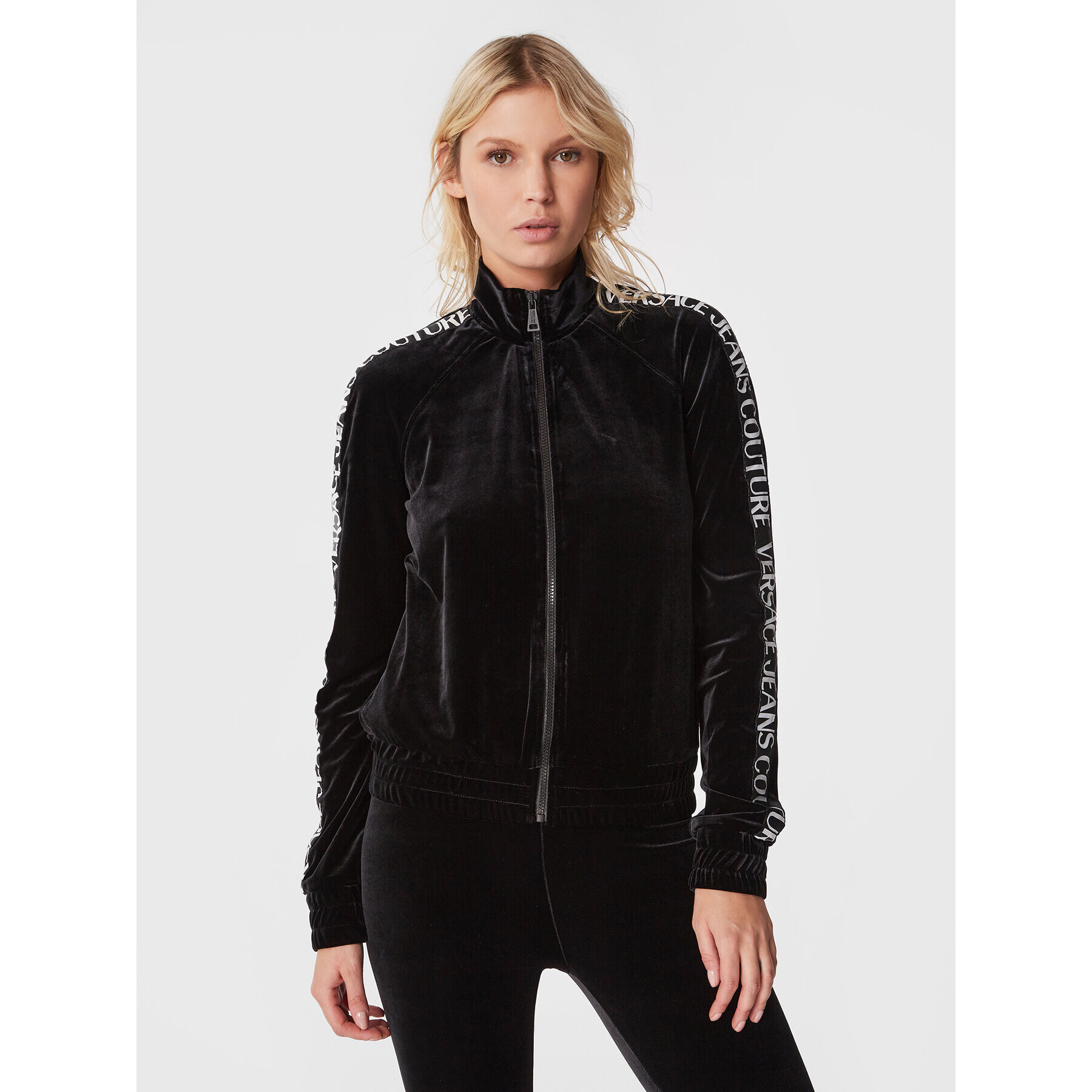 Versace Jeans Couture Суитшърт 73HAI315 Черен Regular Fit - Pepit.bg