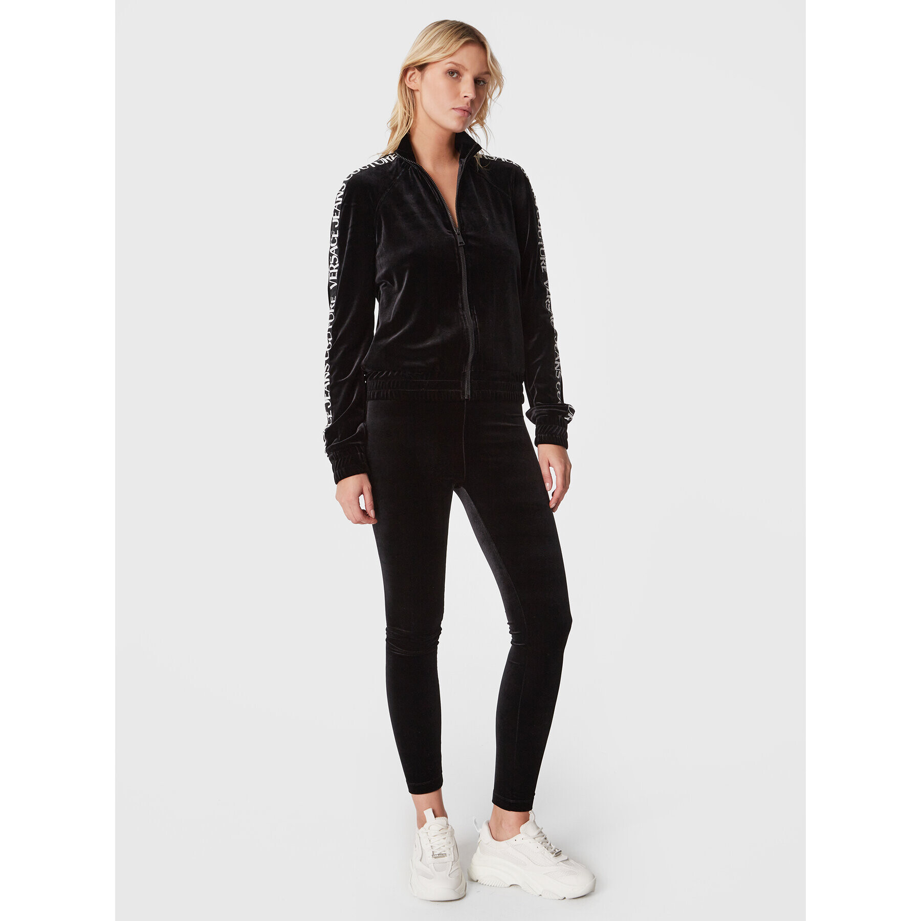 Versace Jeans Couture Суитшърт 73HAI315 Черен Regular Fit - Pepit.bg