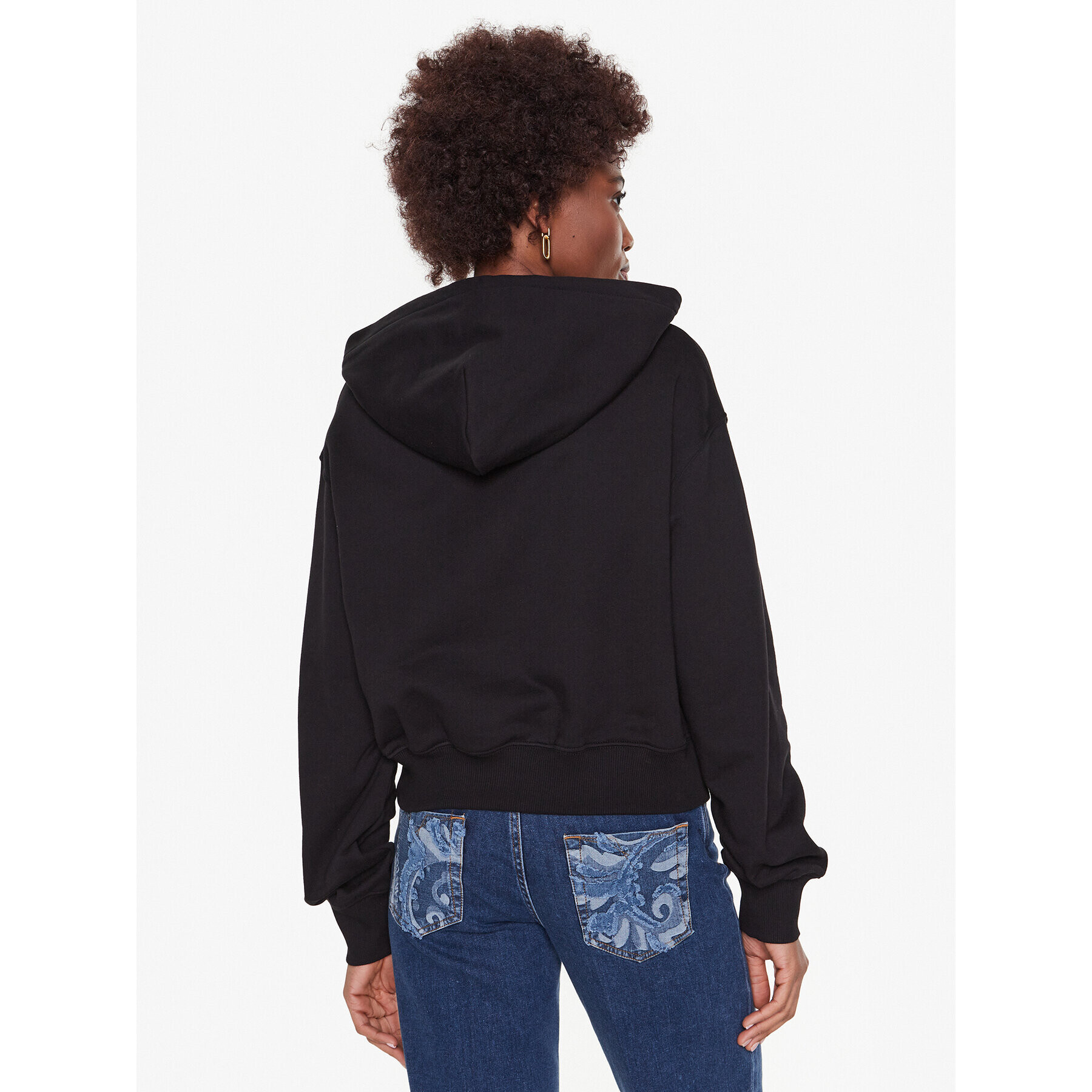 Versace Jeans Couture Суитшърт 73HAIT03vv Черен Regular Fit - Pepit.bg