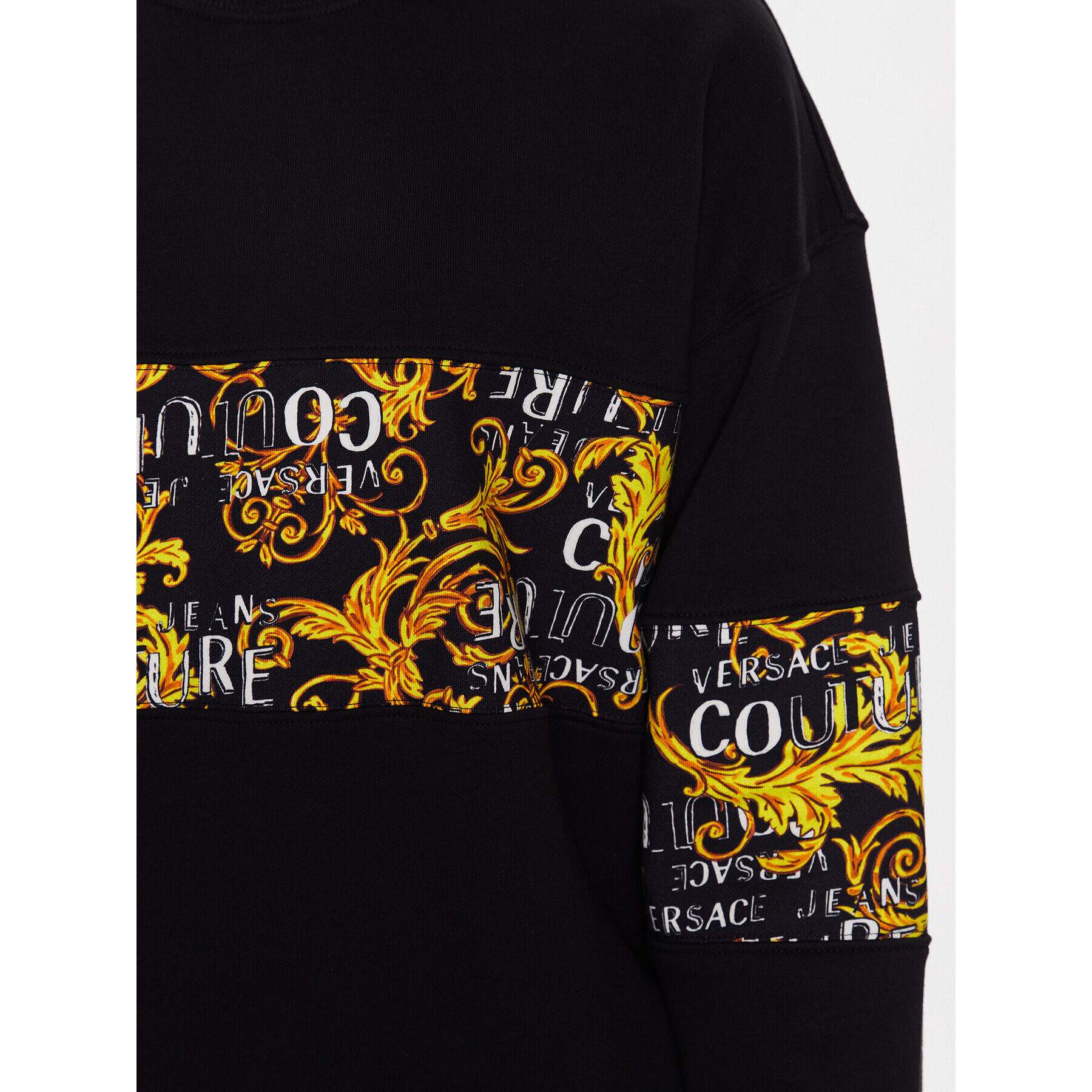 Versace Jeans Couture Суитшърт 74GAI309 Черен Regular Fit - Pepit.bg