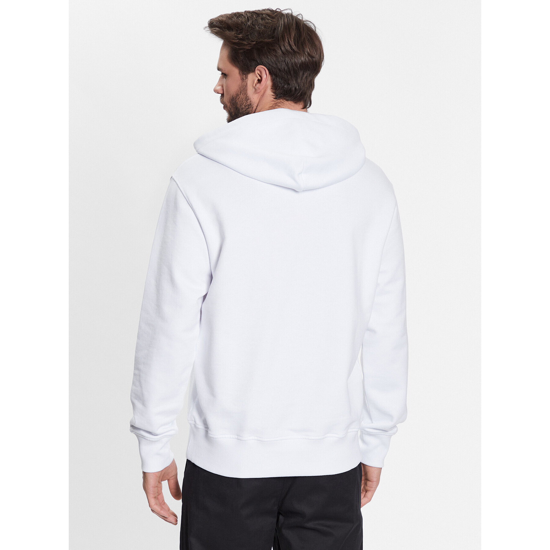 Versace Jeans Couture Суитшърт 74GAIF01 Бял Regular Fit - Pepit.bg