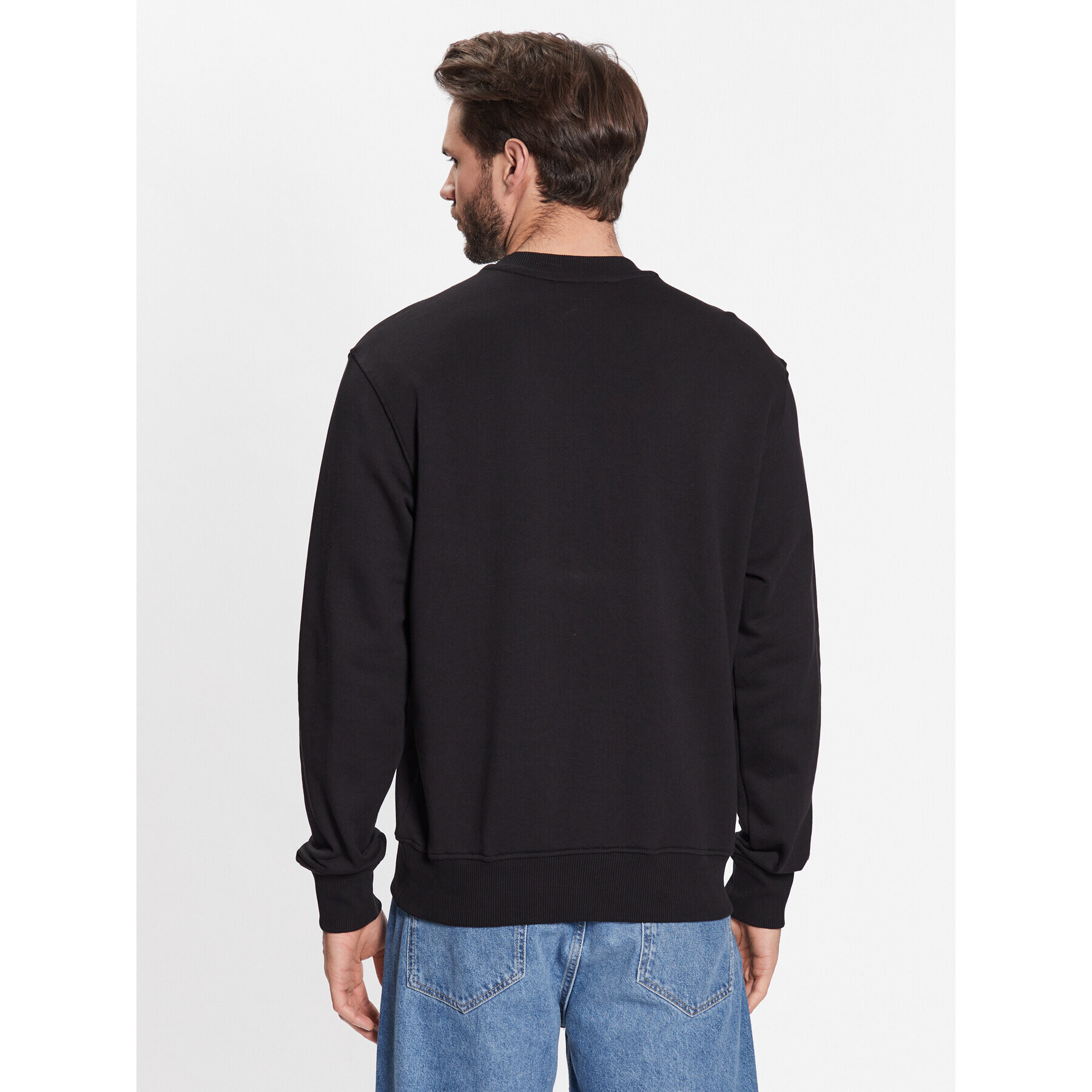 Versace Jeans Couture Суитшърт 74GAIT09 Черен Regular Fit - Pepit.bg