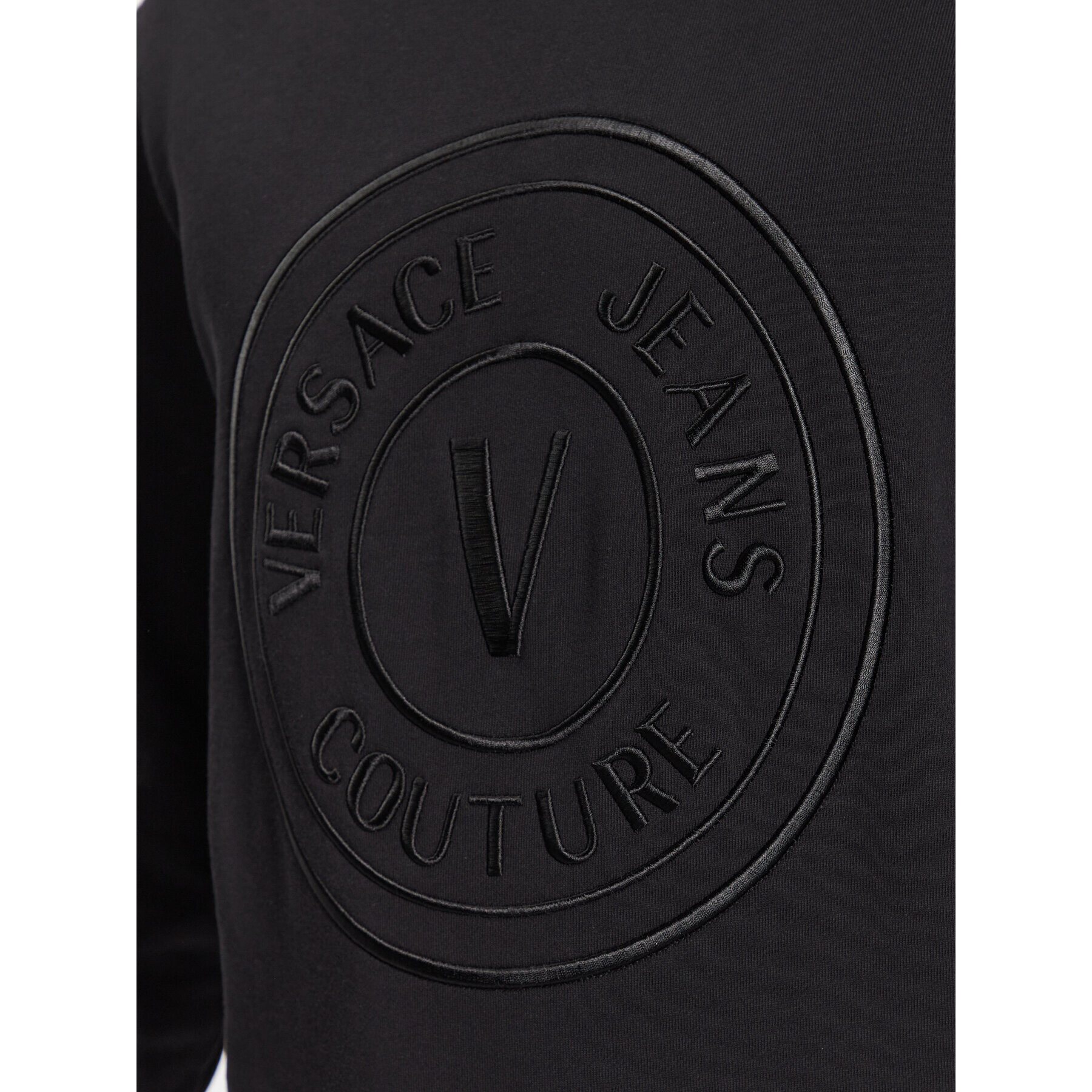 Versace Jeans Couture Суитшърт 74GAIT09 Черен Regular Fit - Pepit.bg