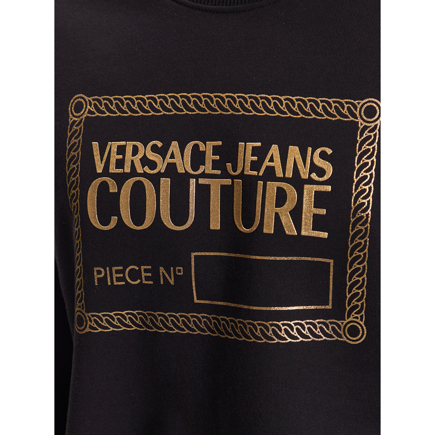 Versace Jeans Couture Суитшърт 74GAIT11 Черен Regular Fit - Pepit.bg