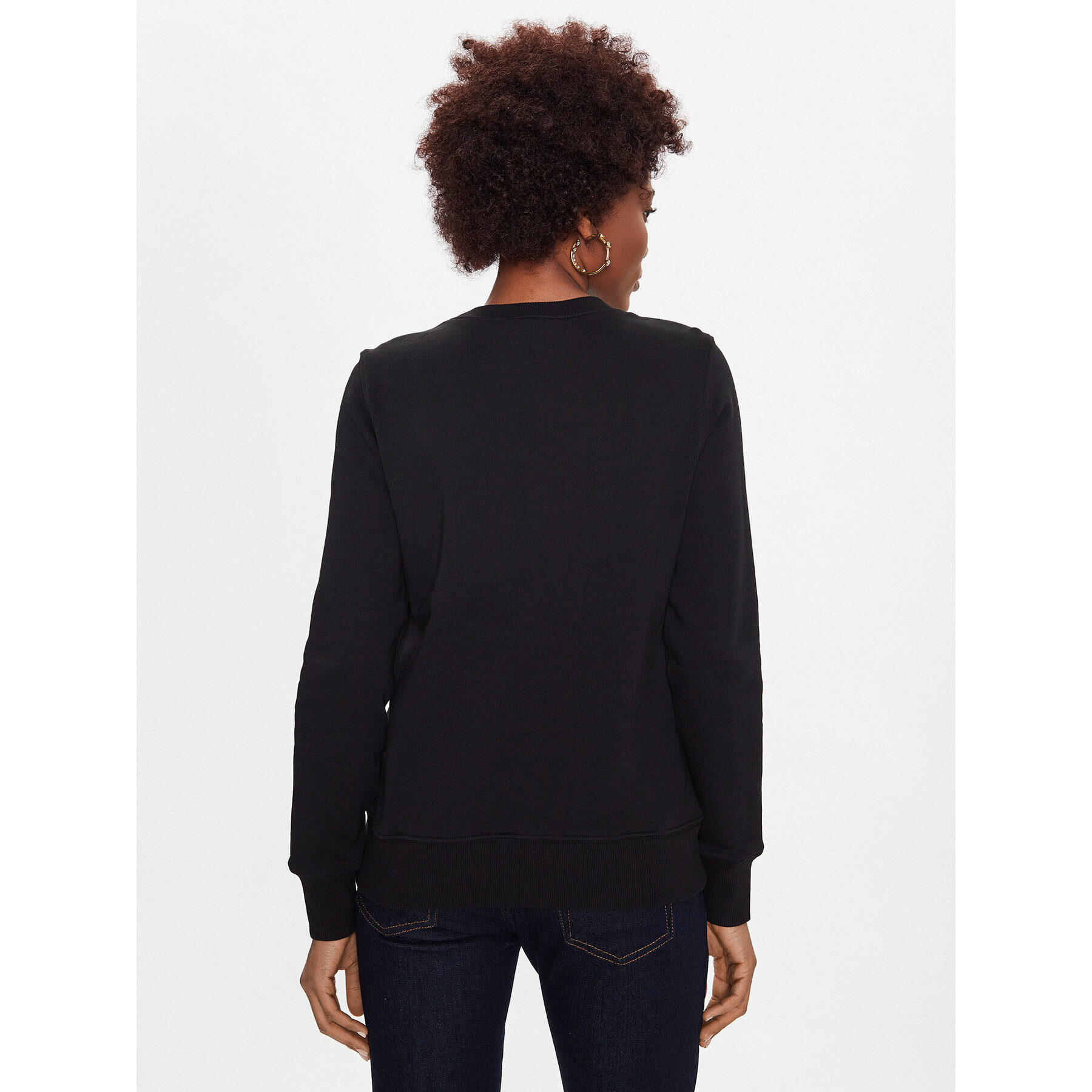 Versace Jeans Couture Суитшърт 74HAI3A9 Черен Regular Fit - Pepit.bg
