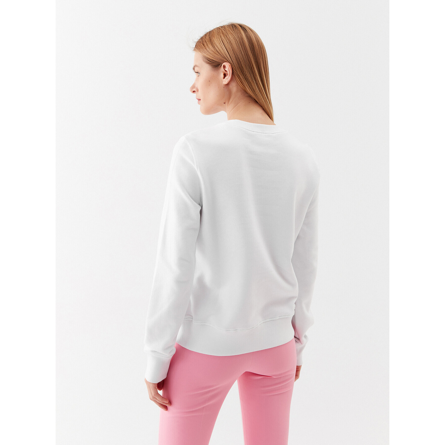 Versace Jeans Couture Суитшърт 74HAIT02 Бял Regular Fit - Pepit.bg