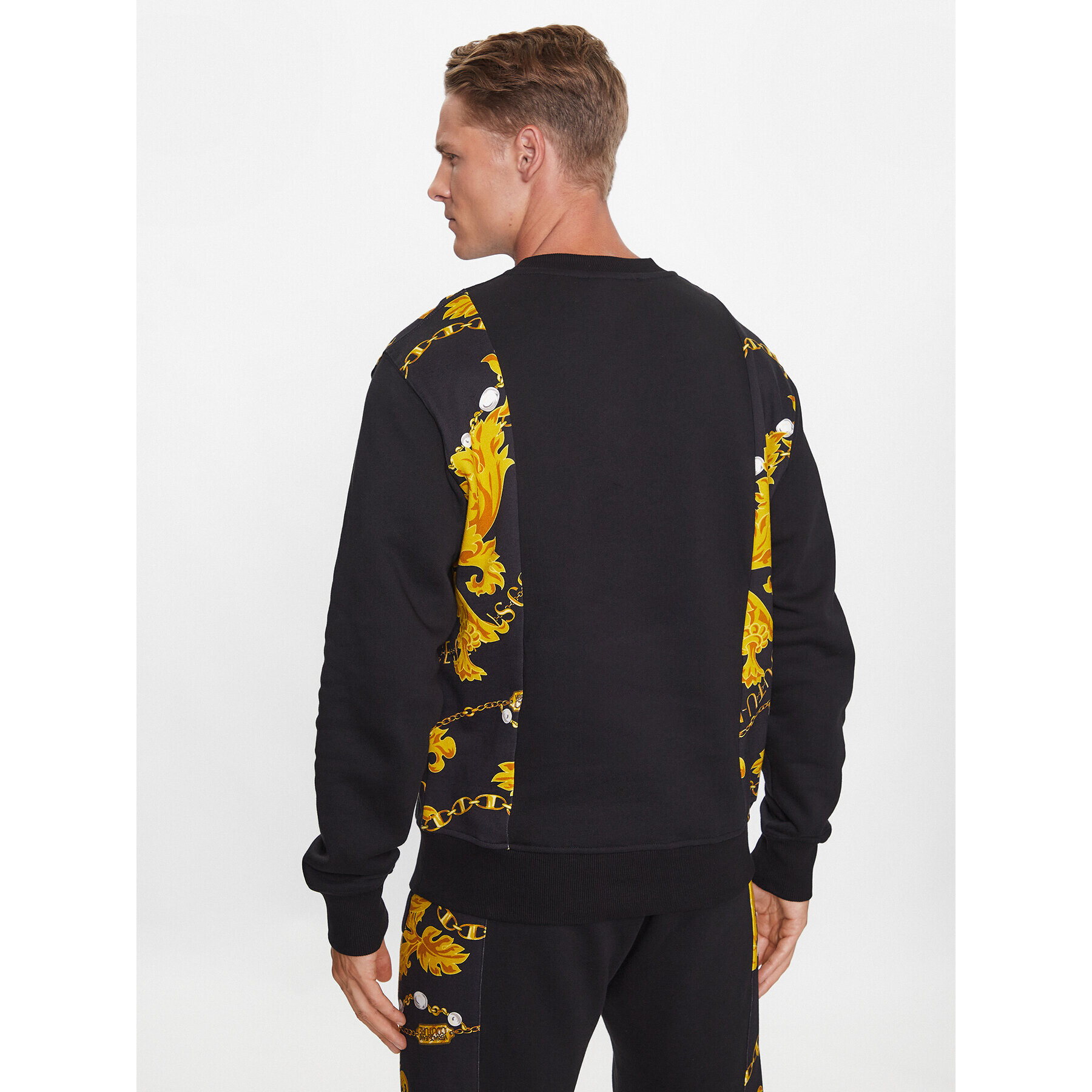 Versace Jeans Couture Суитшърт 75GAI316 Черен Regular Fit - Pepit.bg