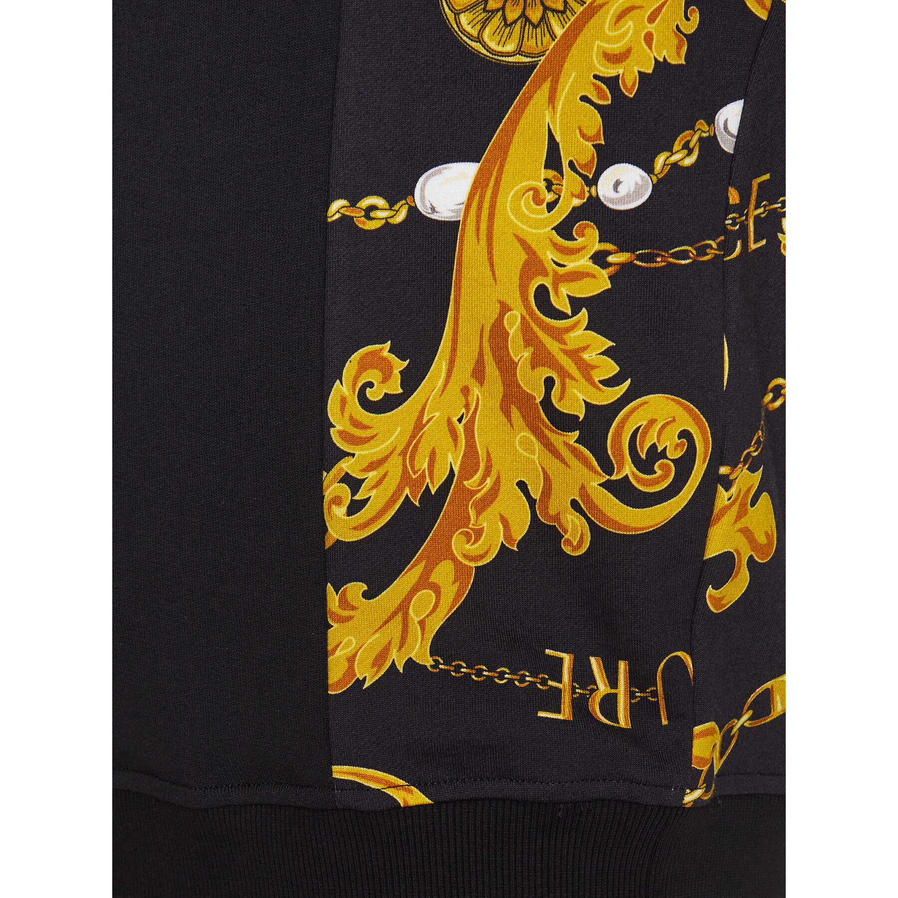 Versace Jeans Couture Суитшърт 75GAI316 Черен Regular Fit - Pepit.bg