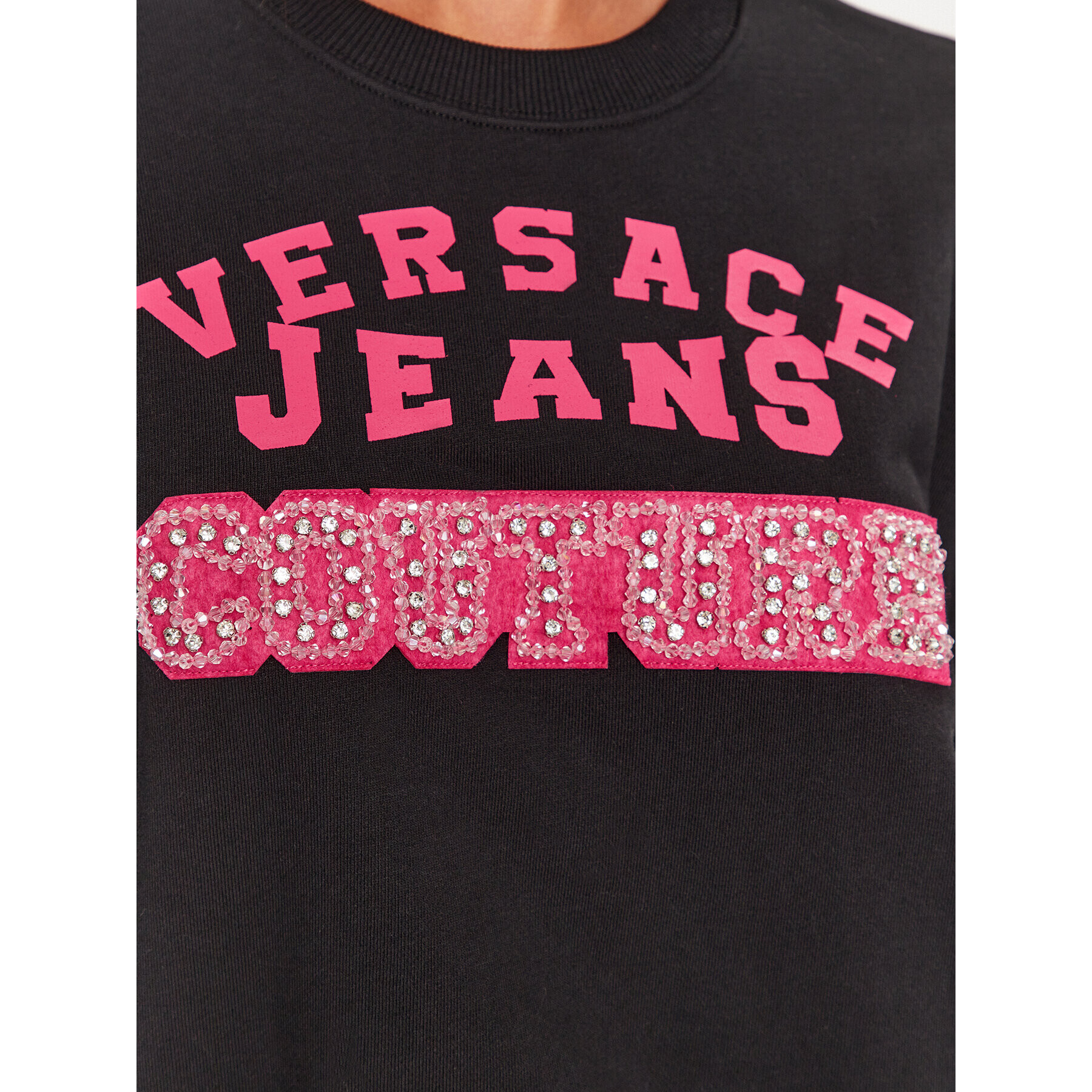 Versace Jeans Couture Суитшърт 75HAIE07 Черен Regular Fit - Pepit.bg