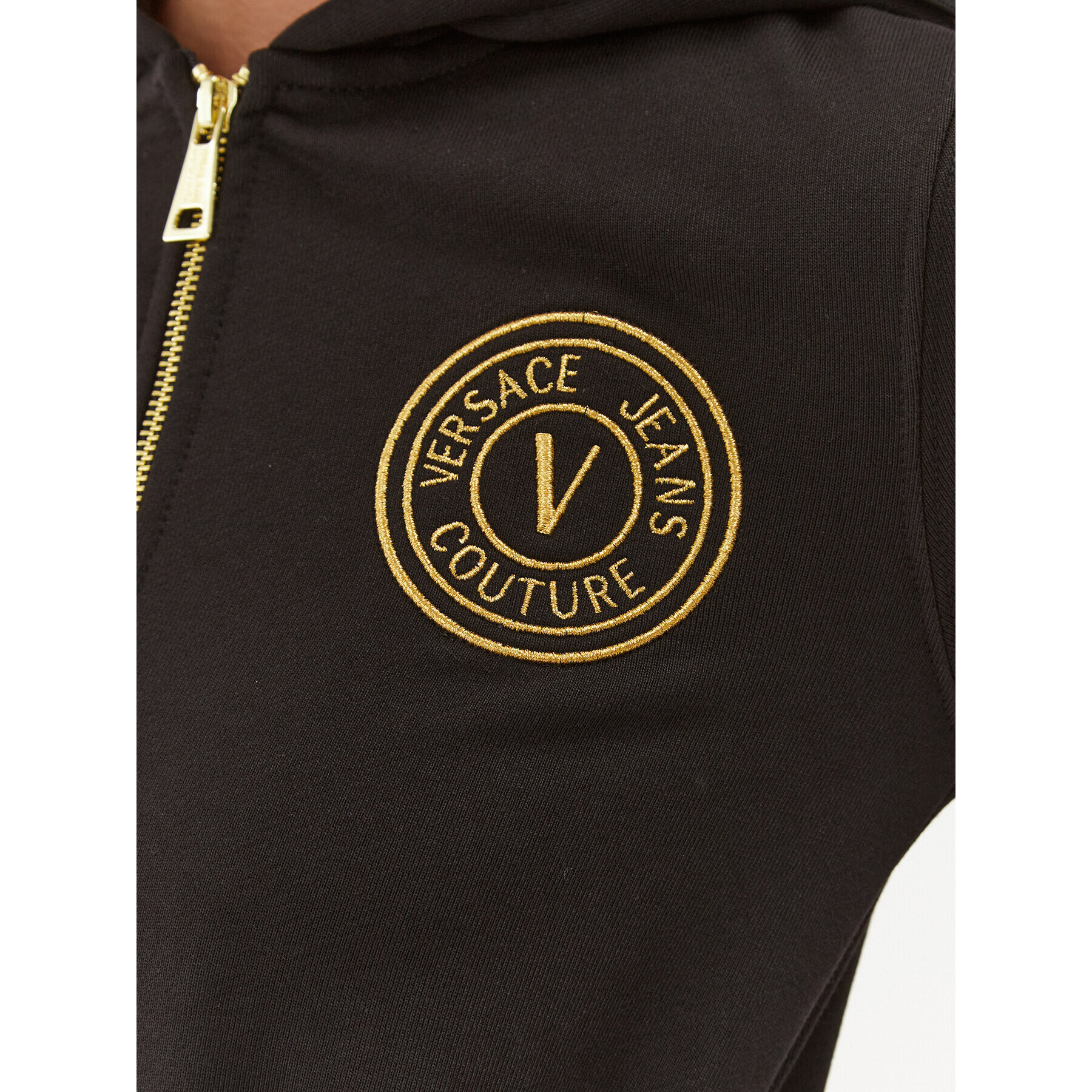 Versace Jeans Couture Суитшърт 75HAIT06 Черен Regular Fit - Pepit.bg