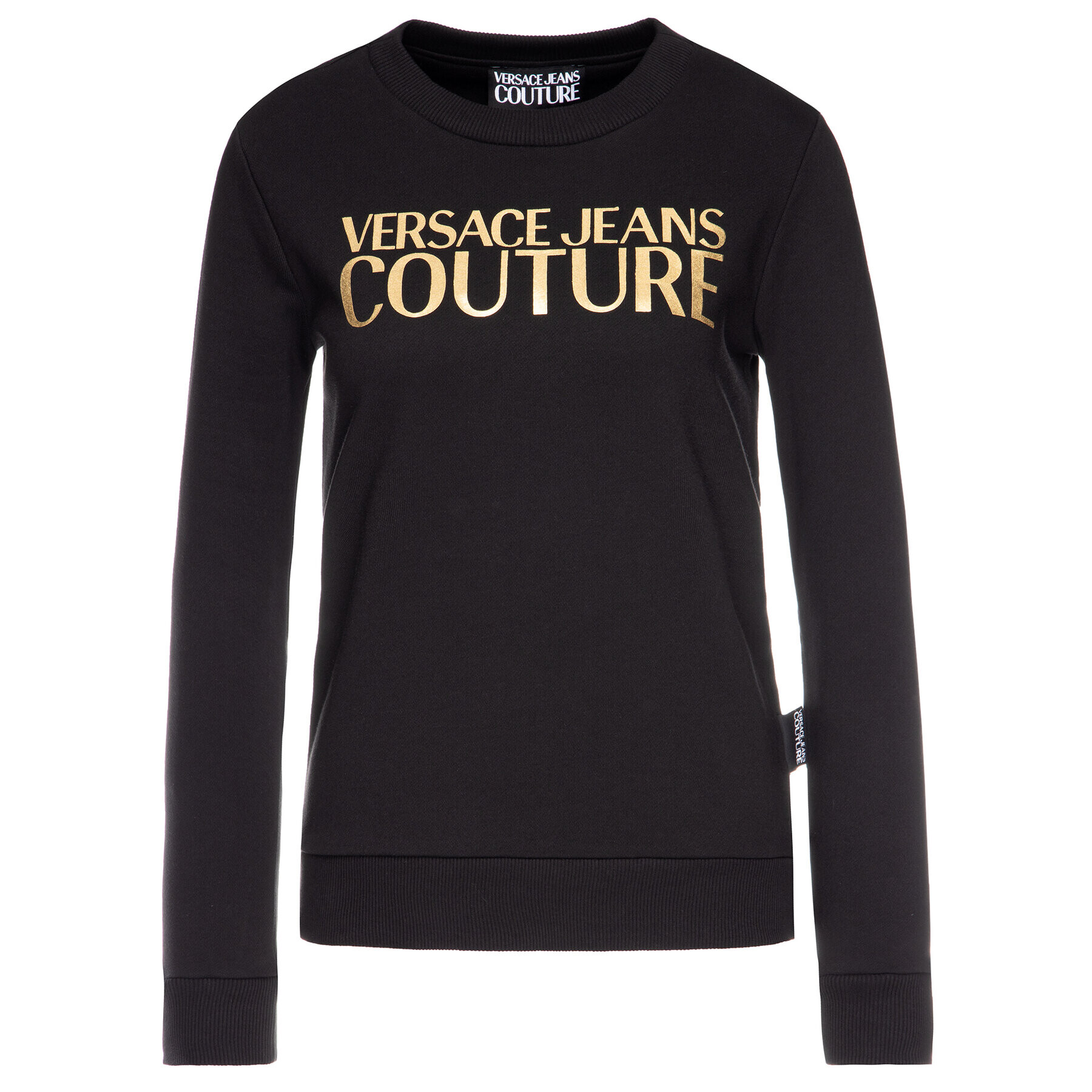 Versace Jeans Couture Суитшърт B6HUB797 Черен Regular Fit - Pepit.bg