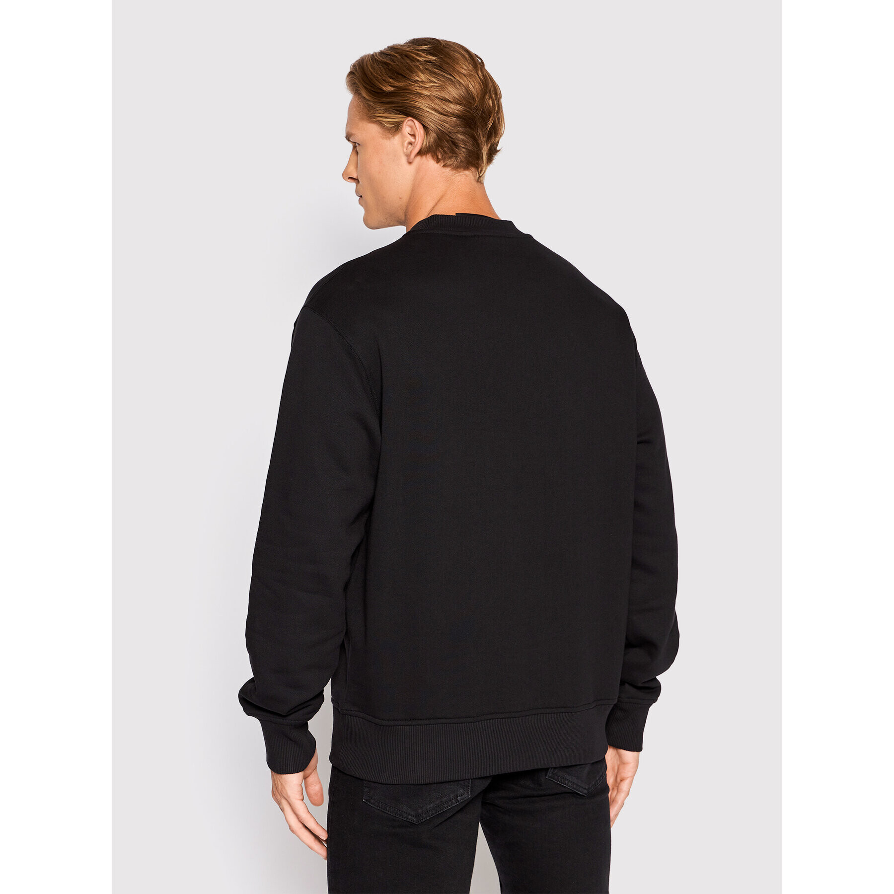 Versace Jeans Couture Суитшърт Brushe 73GAIF05 Черен Regular Fit - Pepit.bg