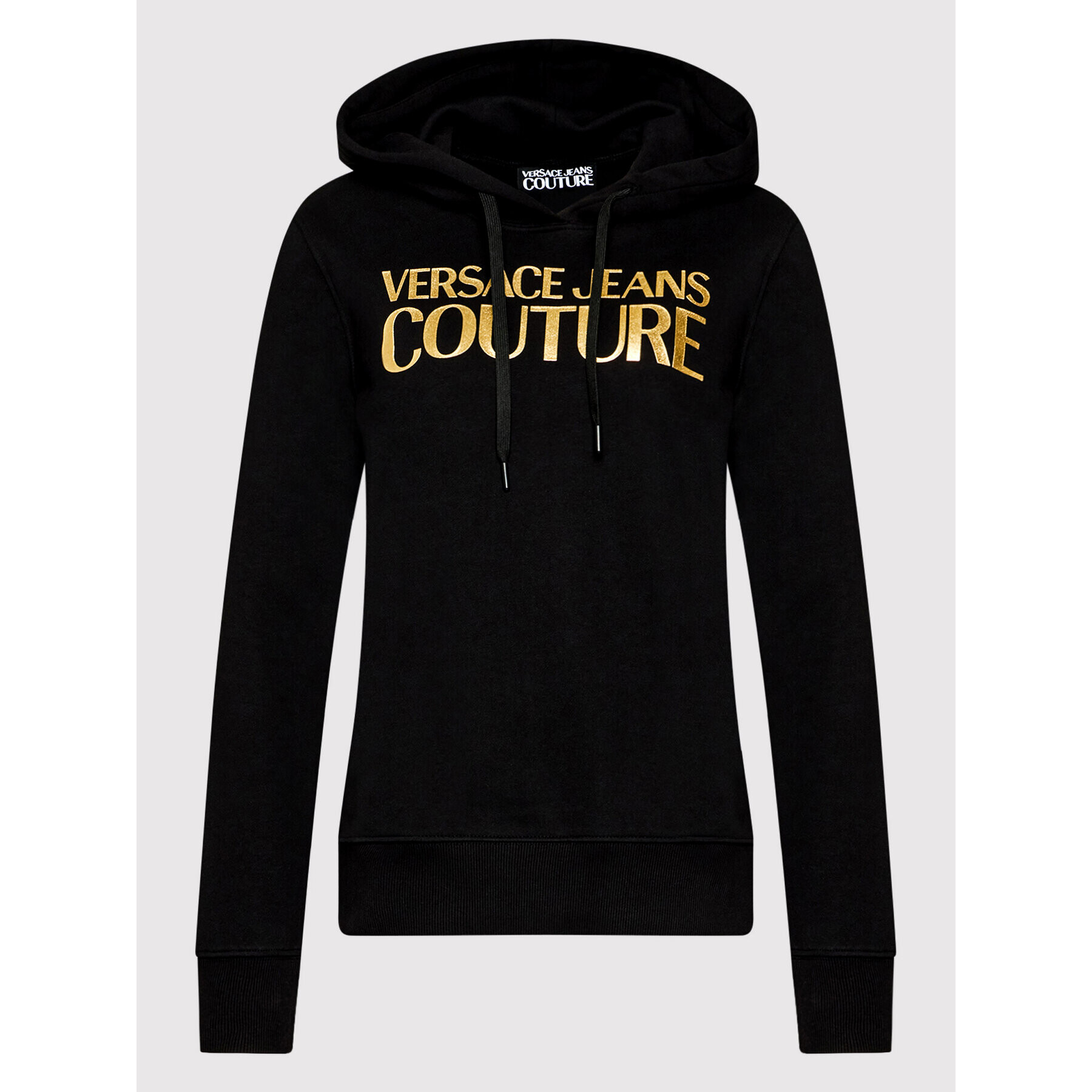 Versace Jeans Couture Суитшърт Logo 72HAIT02 Черен Regular Fit - Pepit.bg