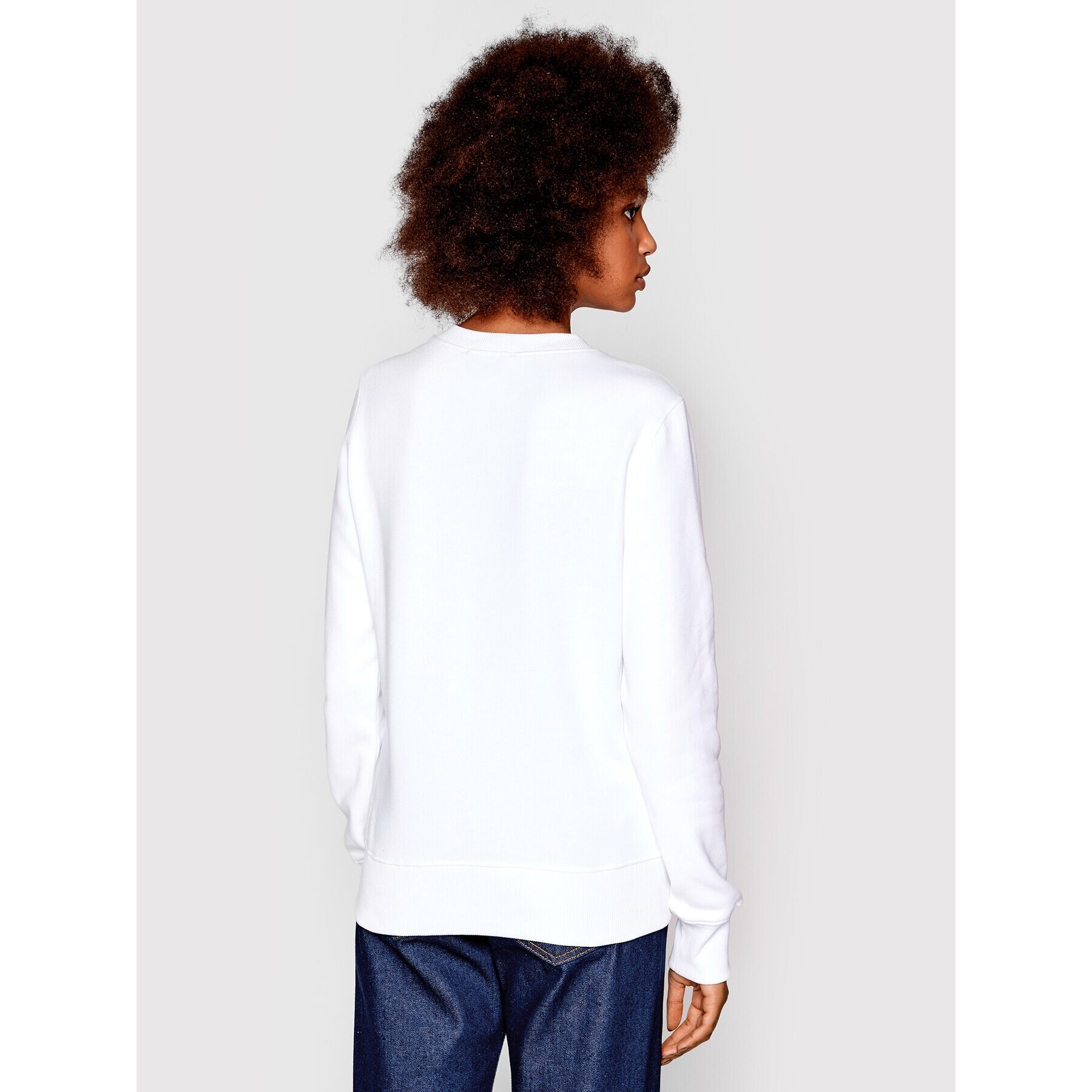 Versace Jeans Couture Суитшърт Piece 73HAIG02 Бял Regular Fit - Pepit.bg