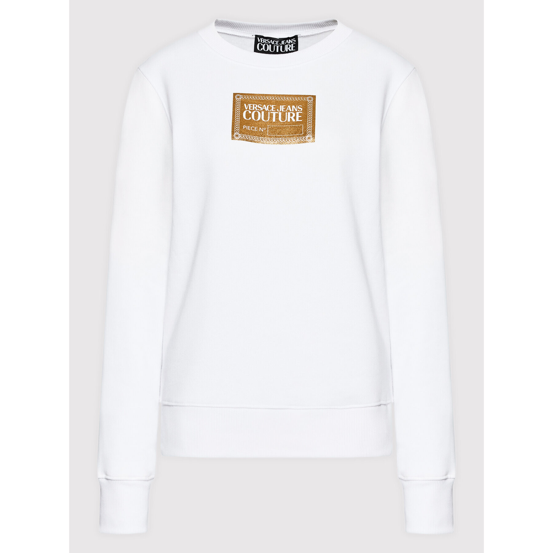 Versace Jeans Couture Суитшърт Piece 73HAIG02 Бял Regular Fit - Pepit.bg