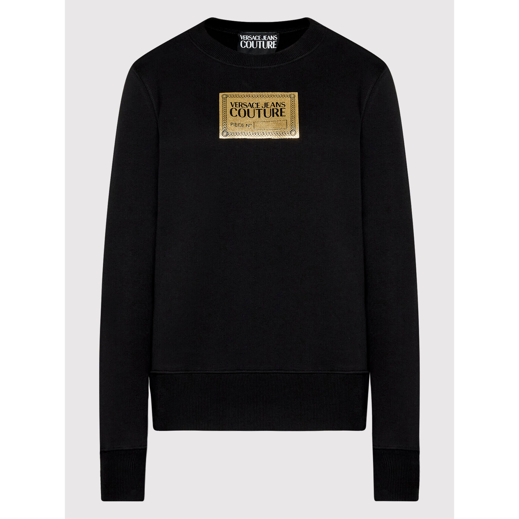 Versace Jeans Couture Суитшърт Piece 73HAIG02 Черен Regular Fit - Pepit.bg