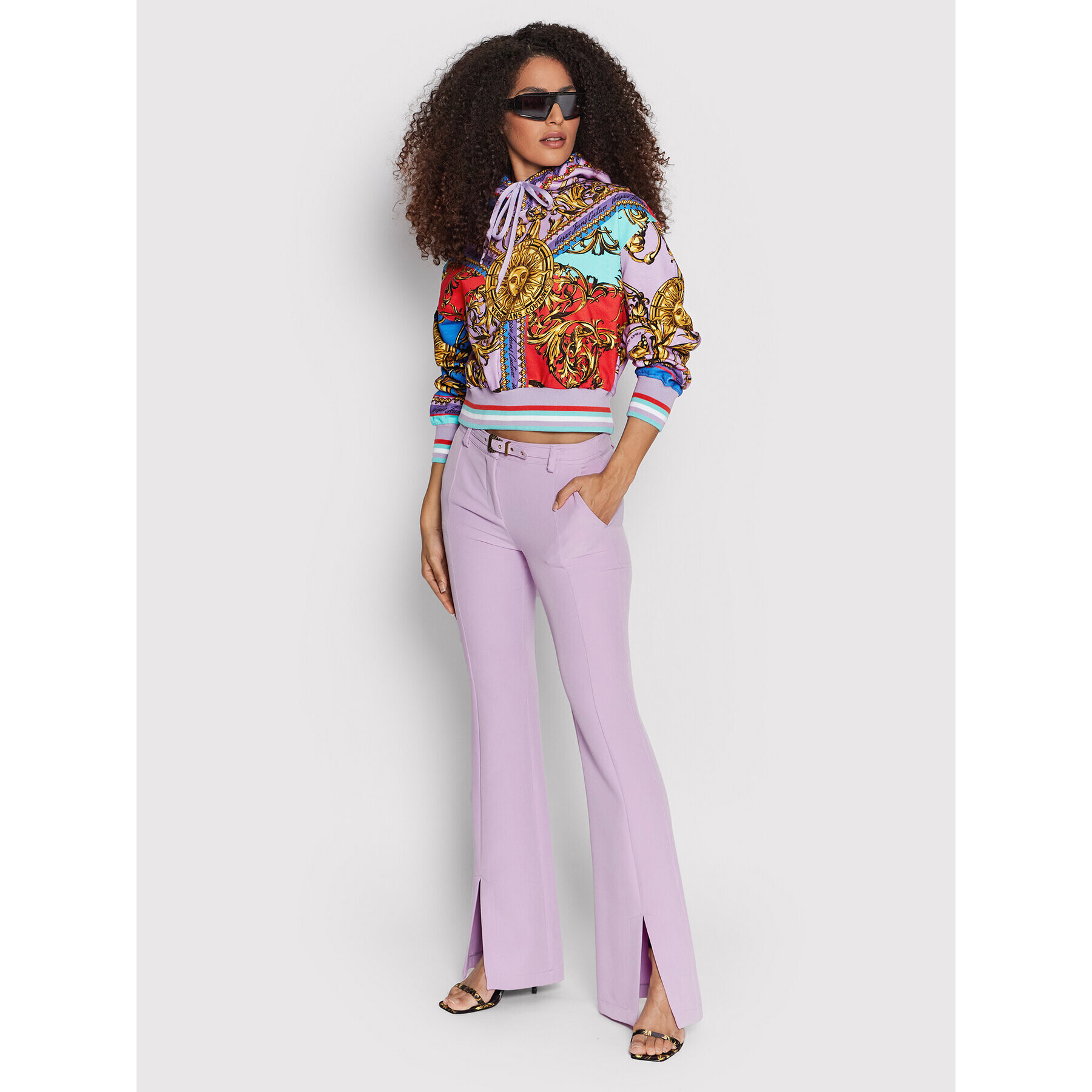 Versace Jeans Couture Суитшърт Placed 72HAI3A4 Цветен Regular Fit - Pepit.bg