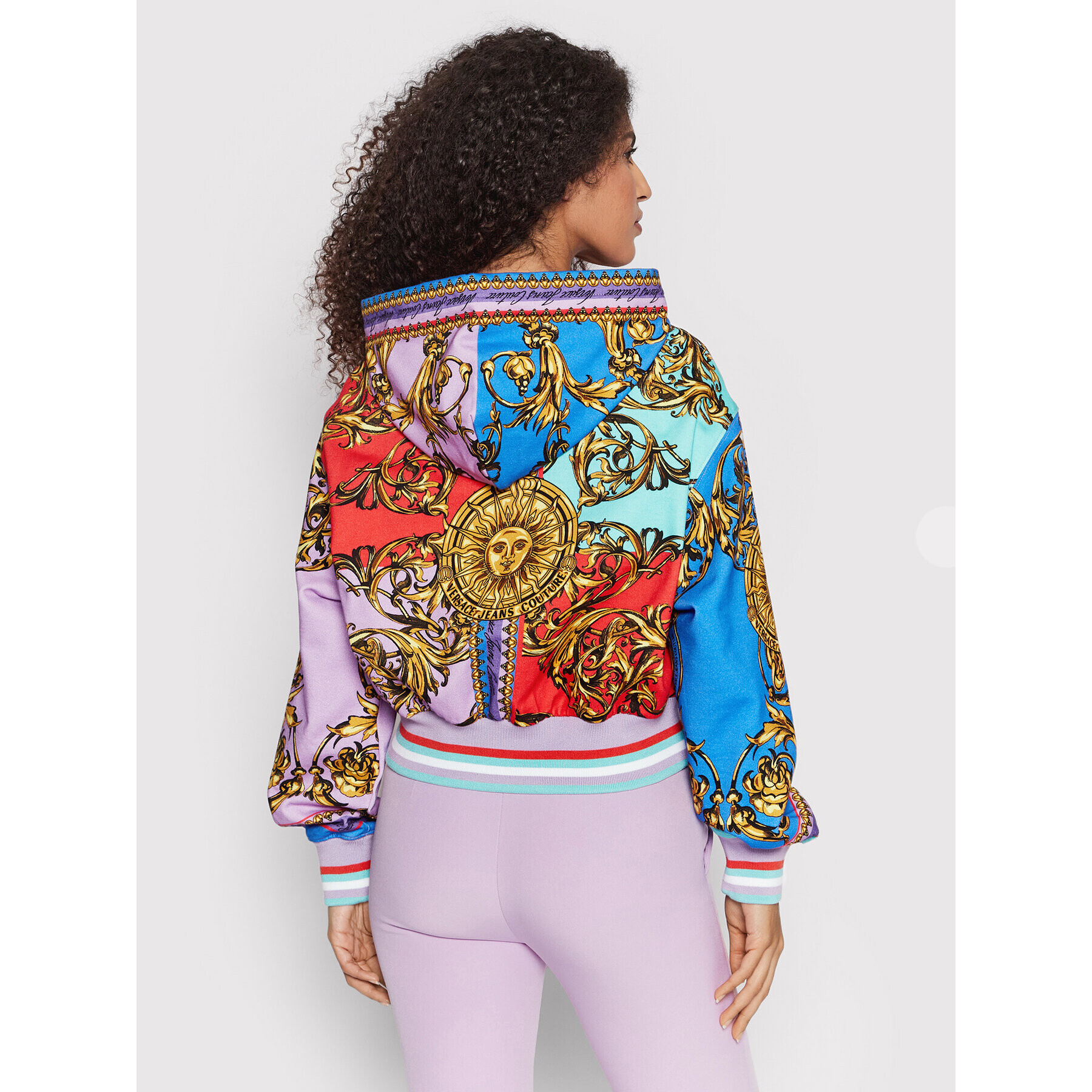Versace Jeans Couture Суитшърт Placed 72HAI3A4 Цветен Regular Fit - Pepit.bg