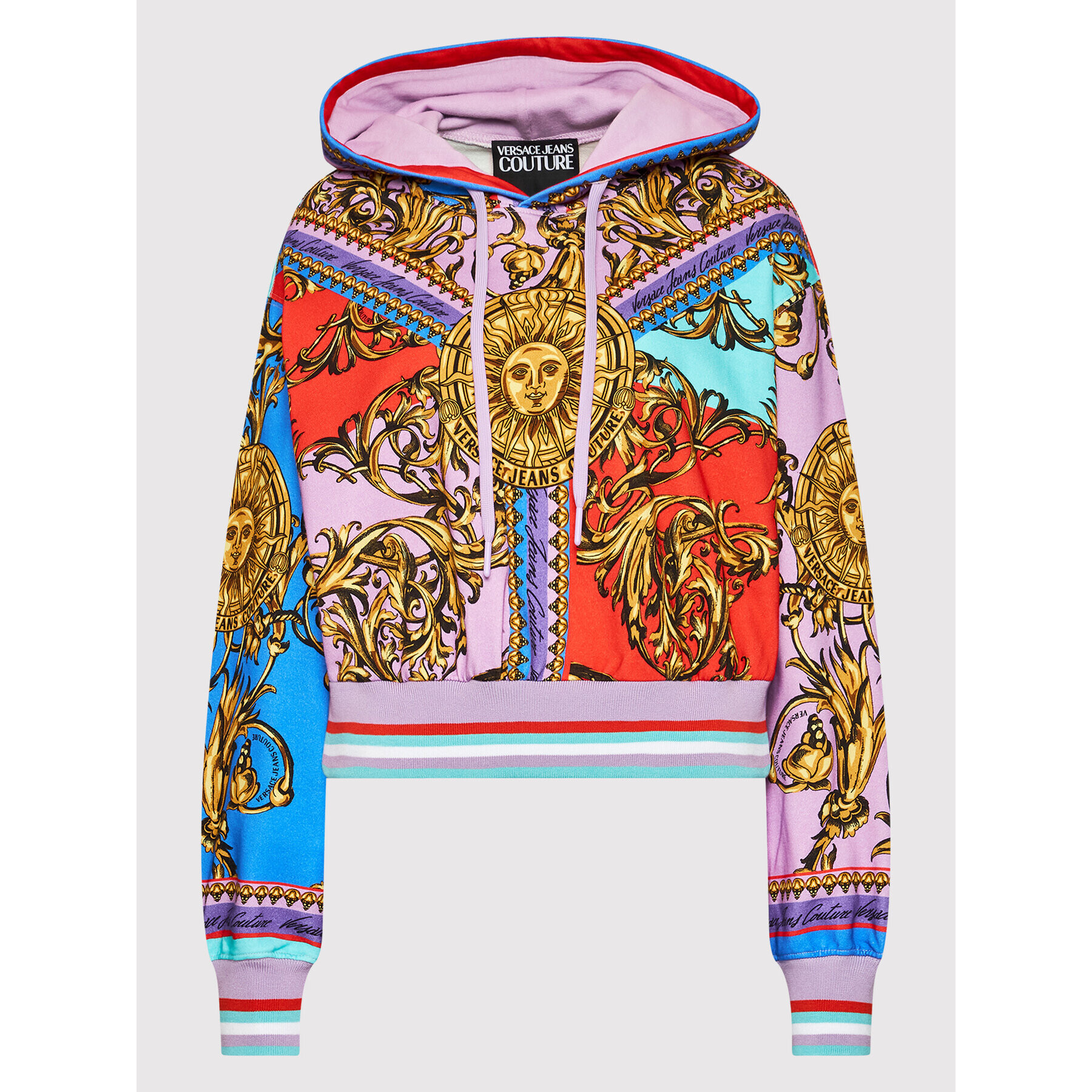 Versace Jeans Couture Суитшърт Placed 72HAI3A4 Цветен Regular Fit - Pepit.bg