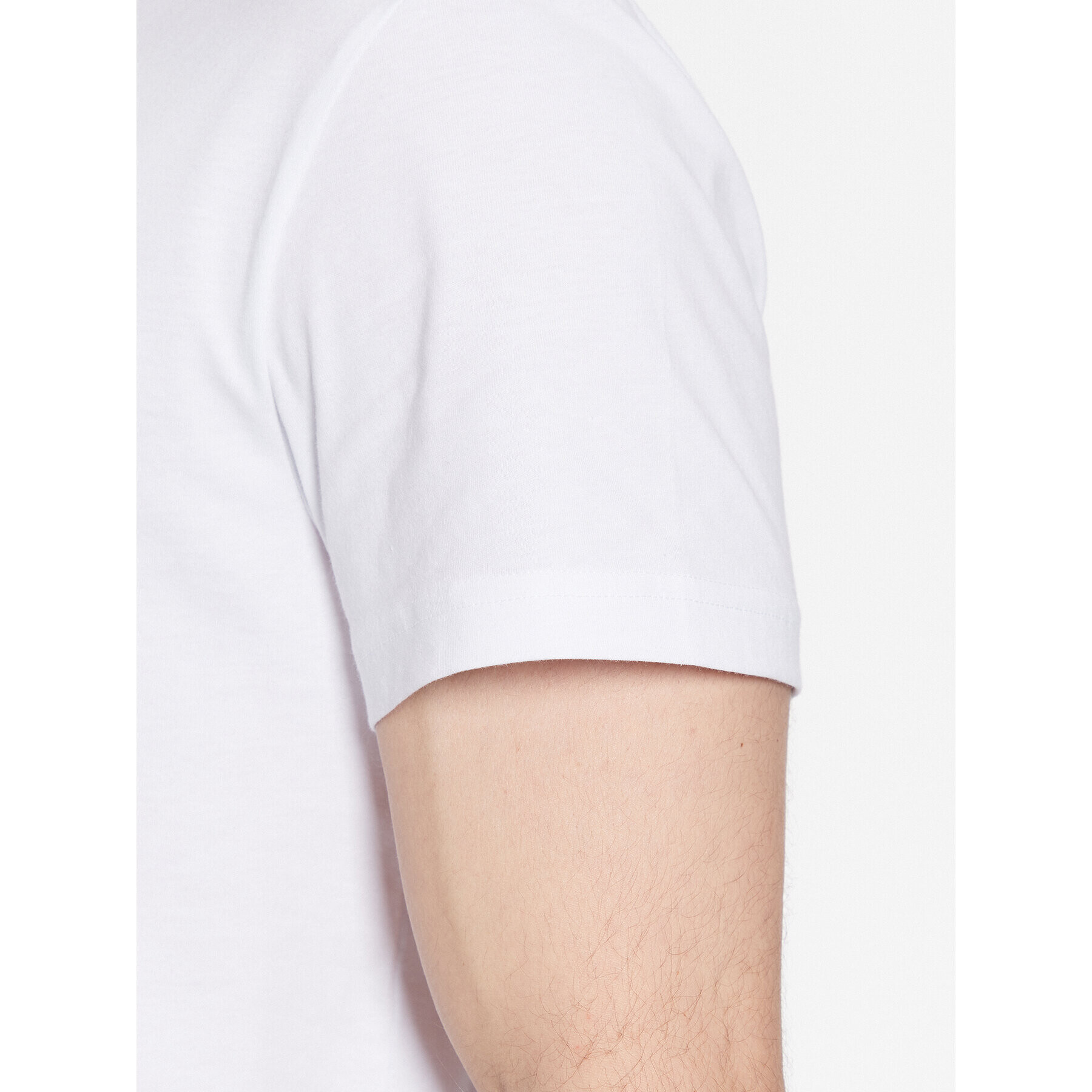Versace Jeans Couture Тишърт 74GAHF01 Бял Regular Fit - Pepit.bg