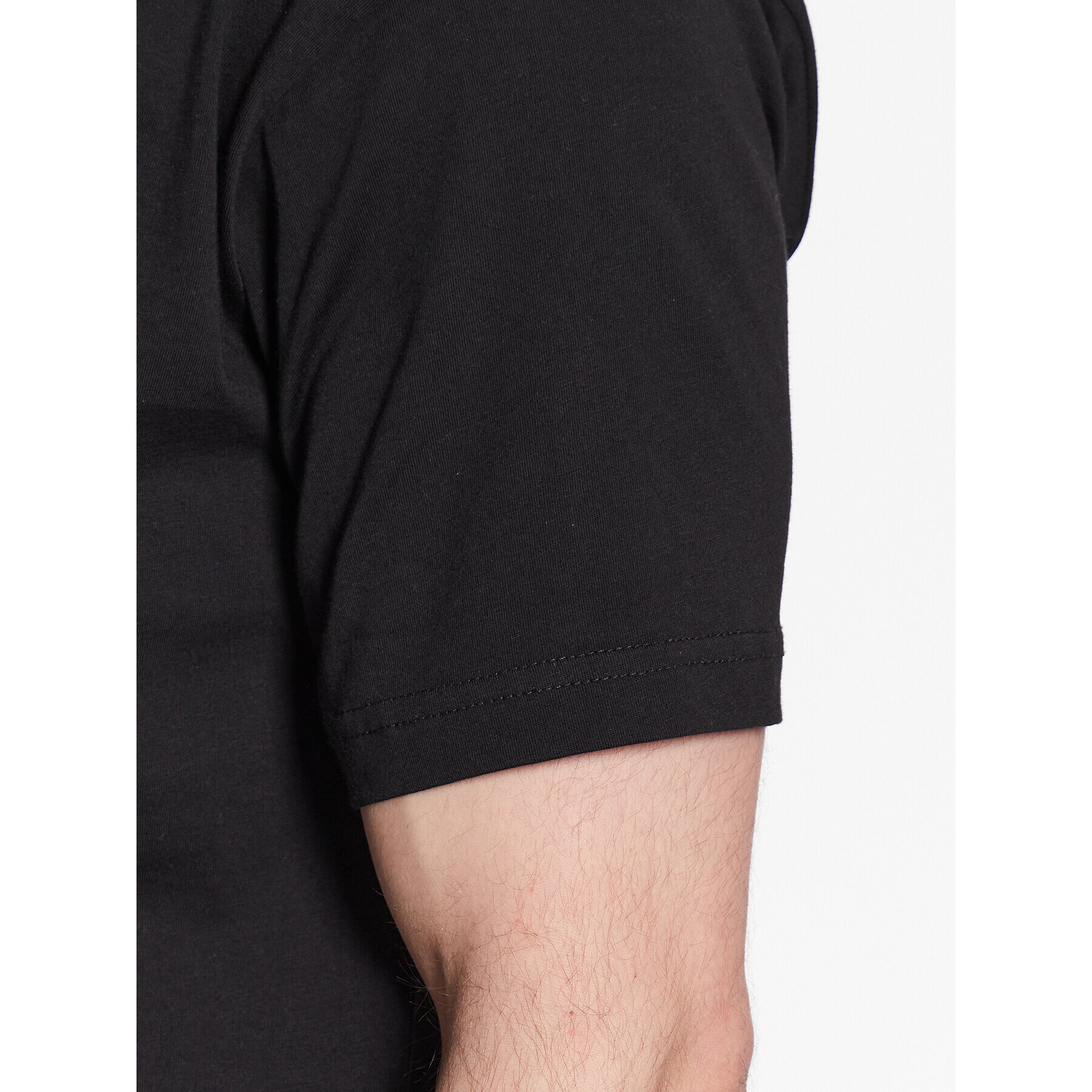 Versace Jeans Couture Тишърт 74GAHI07 Черен Regular Fit - Pepit.bg