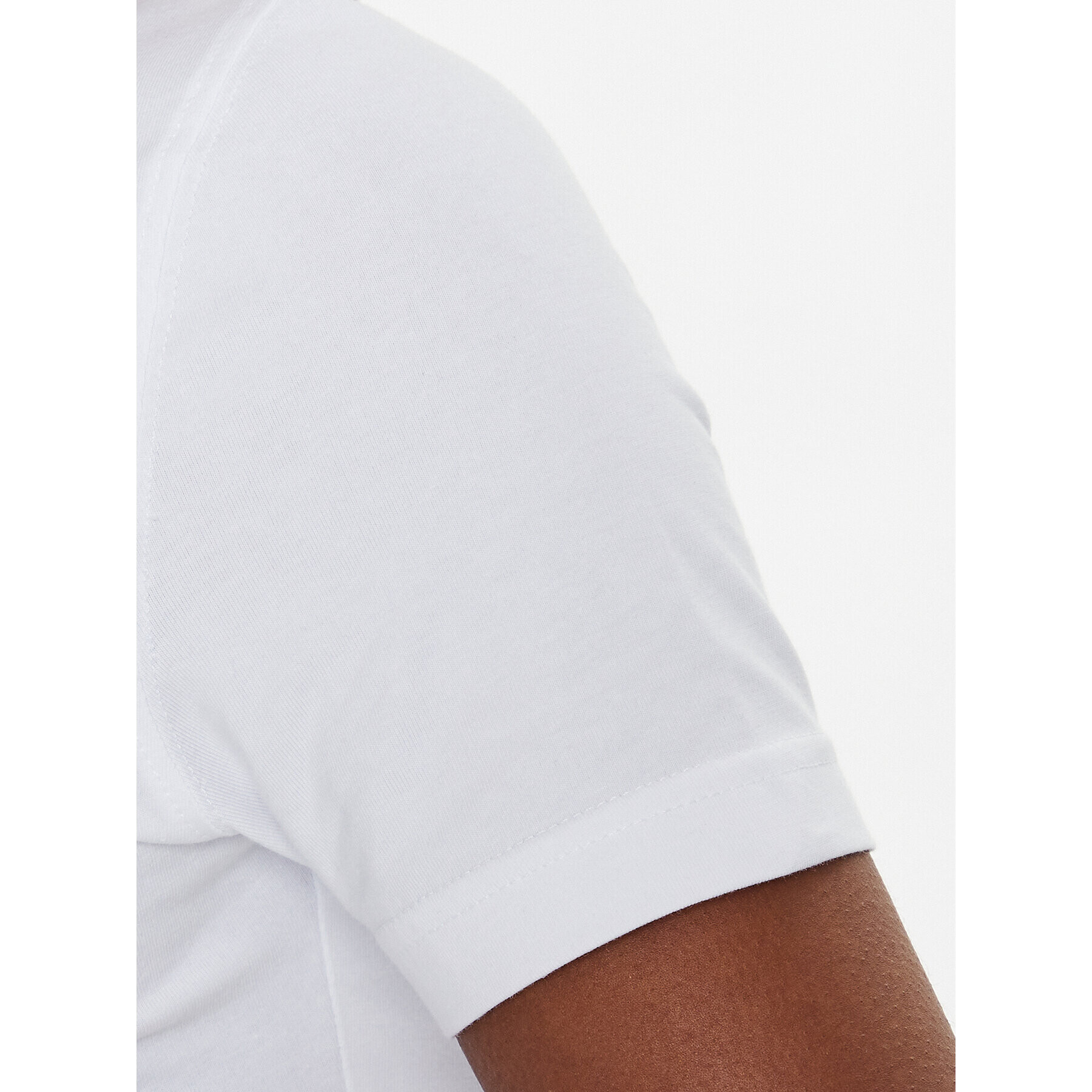 Versace Jeans Couture Тишърт 74HAHT06 Бял Regular Fit - Pepit.bg
