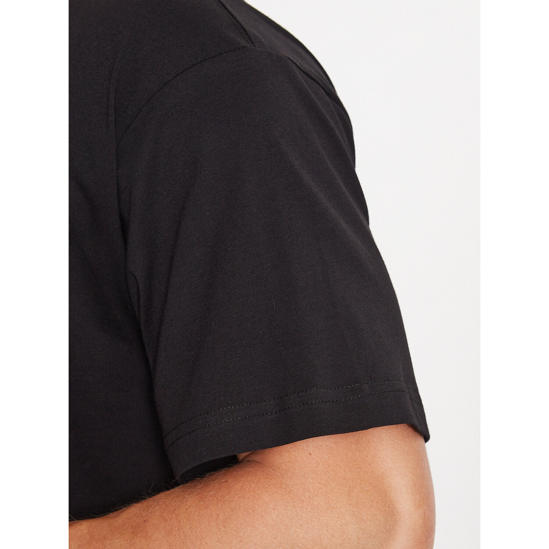 Versace Jeans Couture Тишърт 75GAHG07 Черен Regular Fit - Pepit.bg
