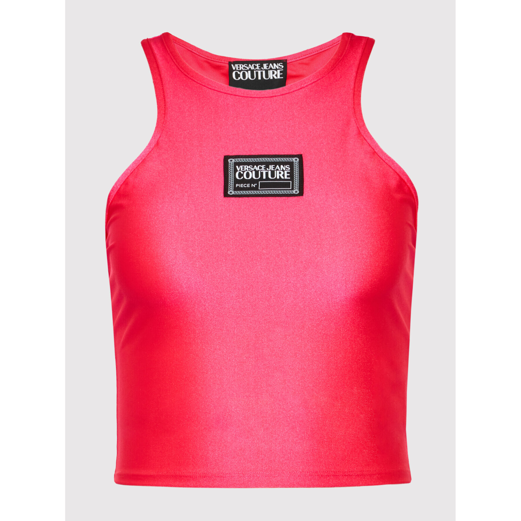 Versace Jeans Couture топ 72HAM601 Розов Slim Fit - Pepit.bg