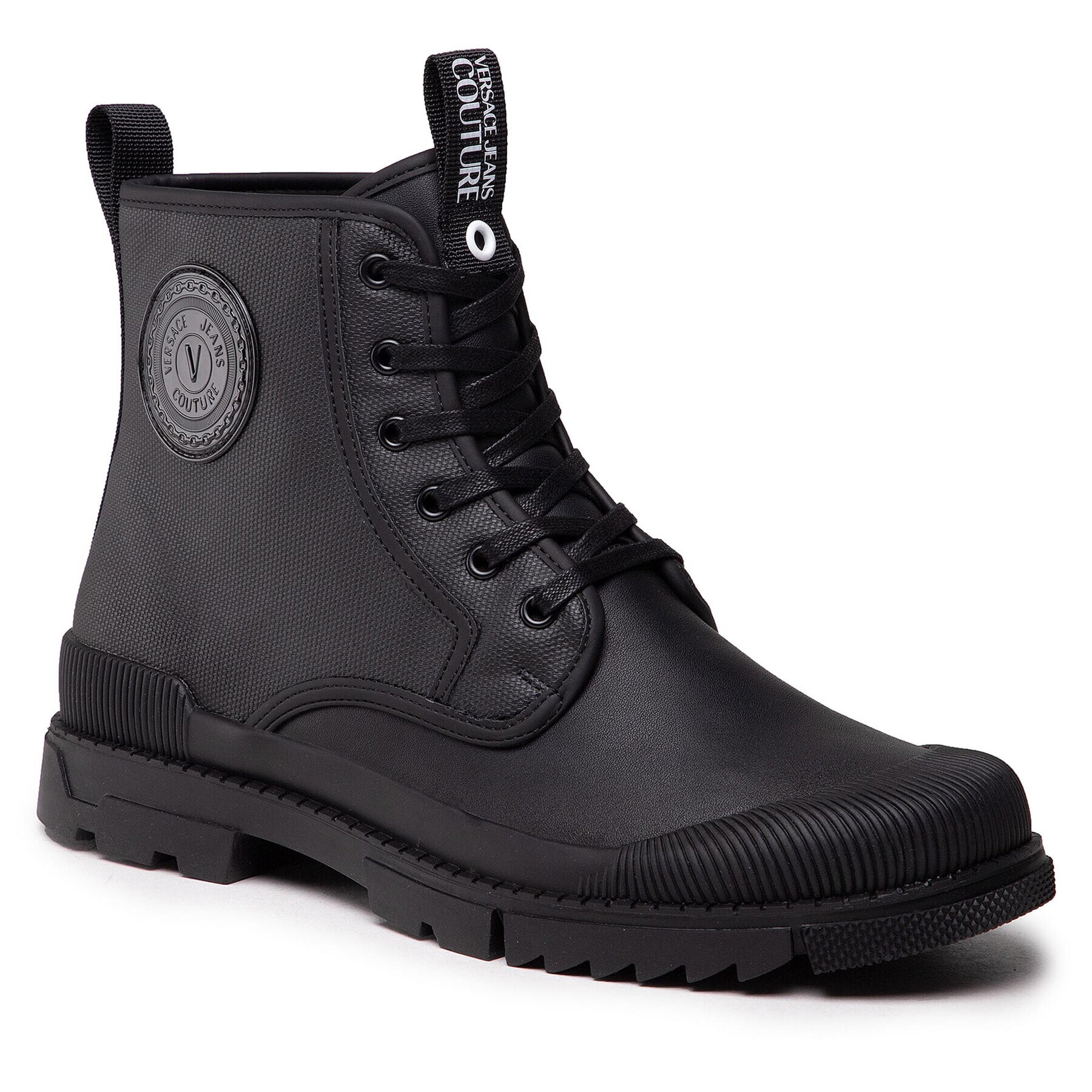 Versace Jeans Couture Зимни обувки 71YA3S02 Черен - Pepit.bg