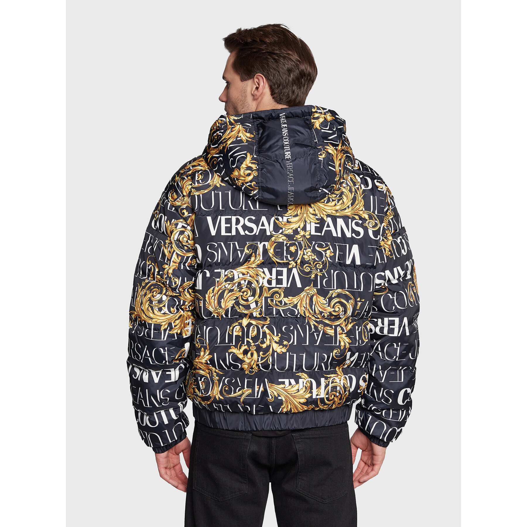 Versace Jeans Couture Зимно яке 73GAU416 Черен Regular Fit - Pepit.bg