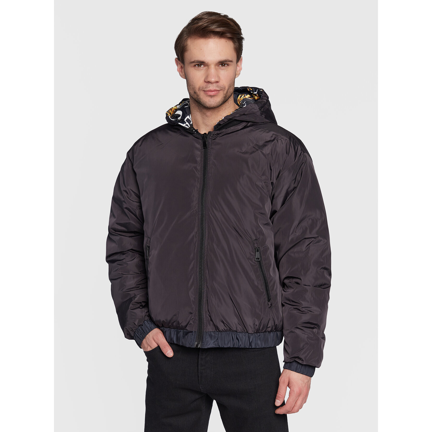 Versace Jeans Couture Зимно яке 73GAU416 Черен Regular Fit - Pepit.bg