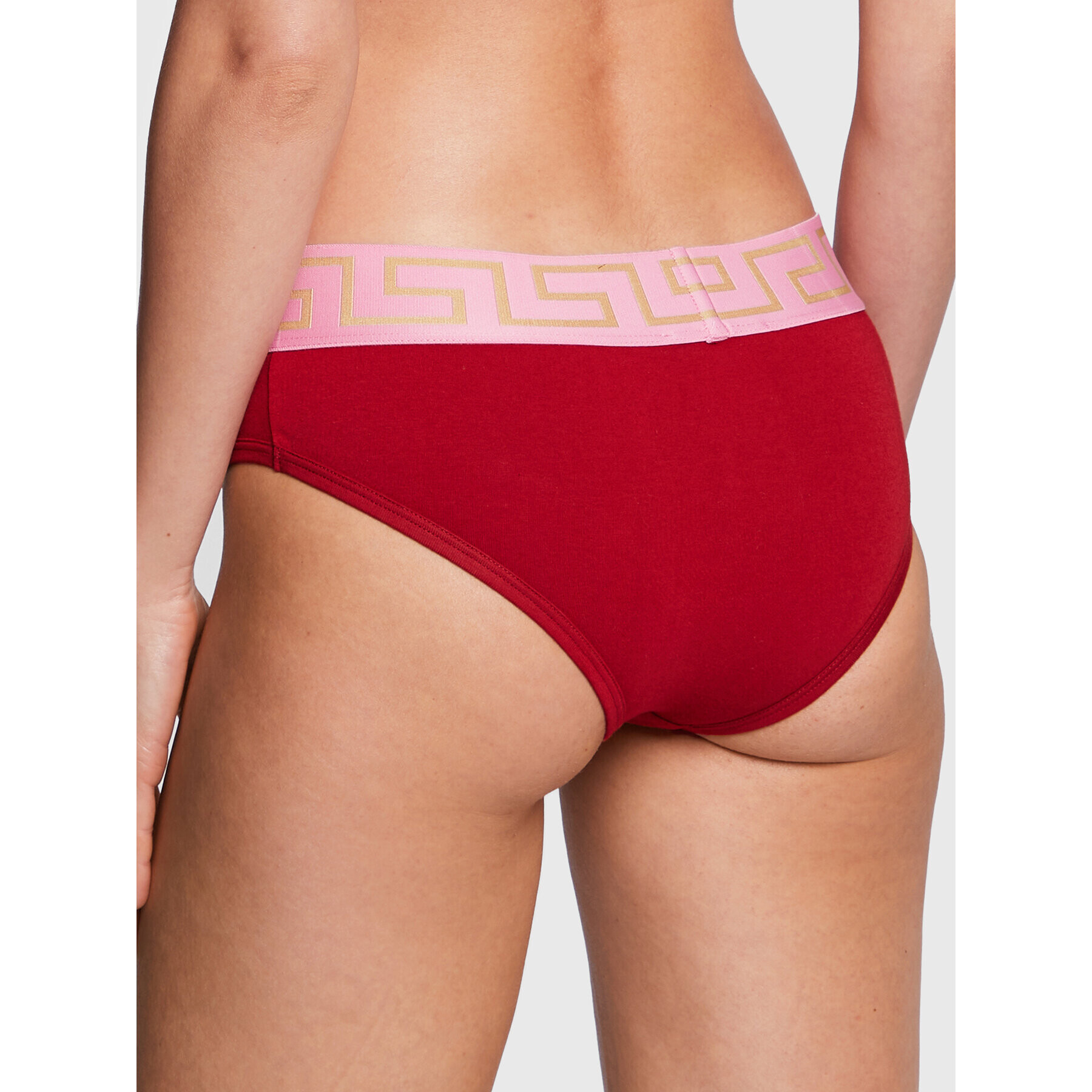 Versace Класически дамски бикини Greca 1001381 Червен - Pepit.bg