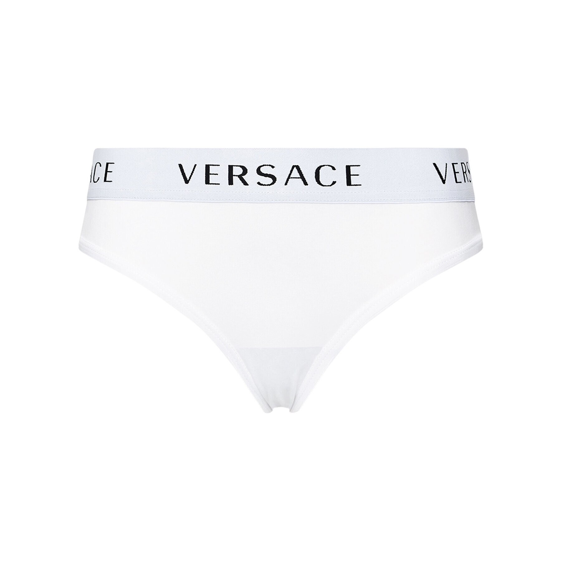 Versace Класически дамски бикини Logo AUD04071 Бял - Pepit.bg