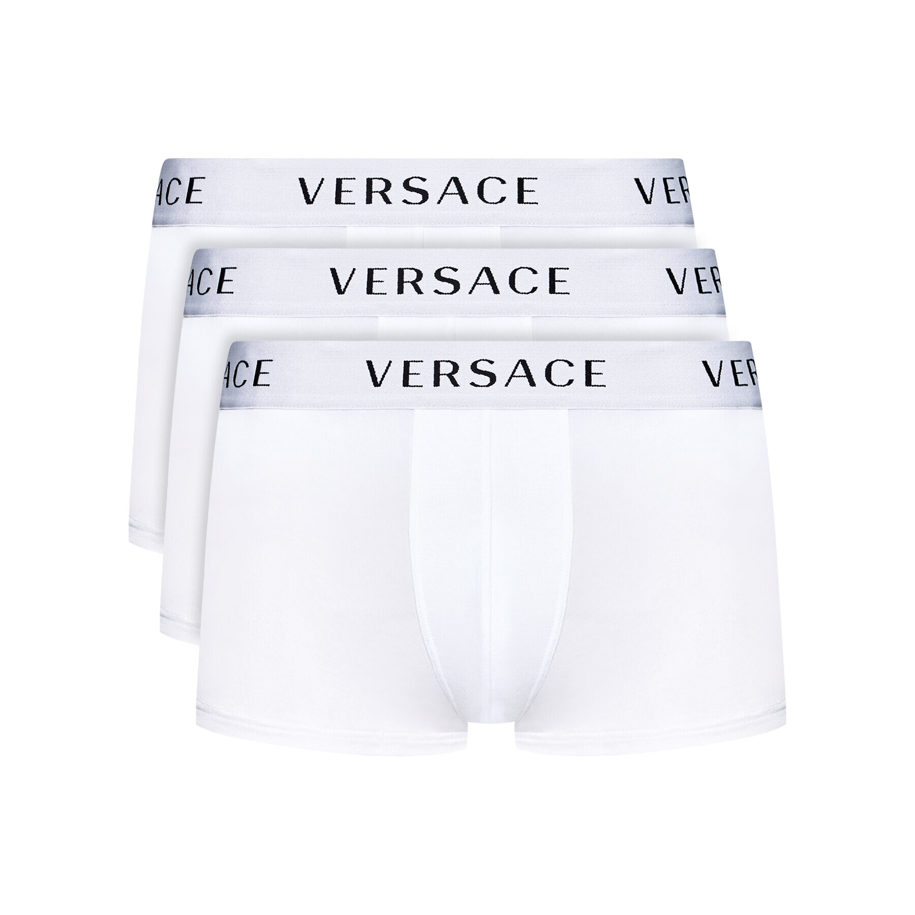 Versace Комплект 3 чифта боксерки Parigamba AU04320 Бял - Pepit.bg