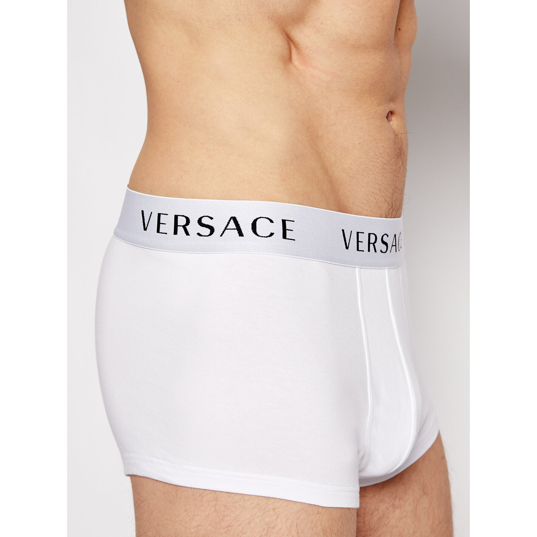 Versace Комплект 3 чифта боксерки Parigamba AU04320 Бял - Pepit.bg