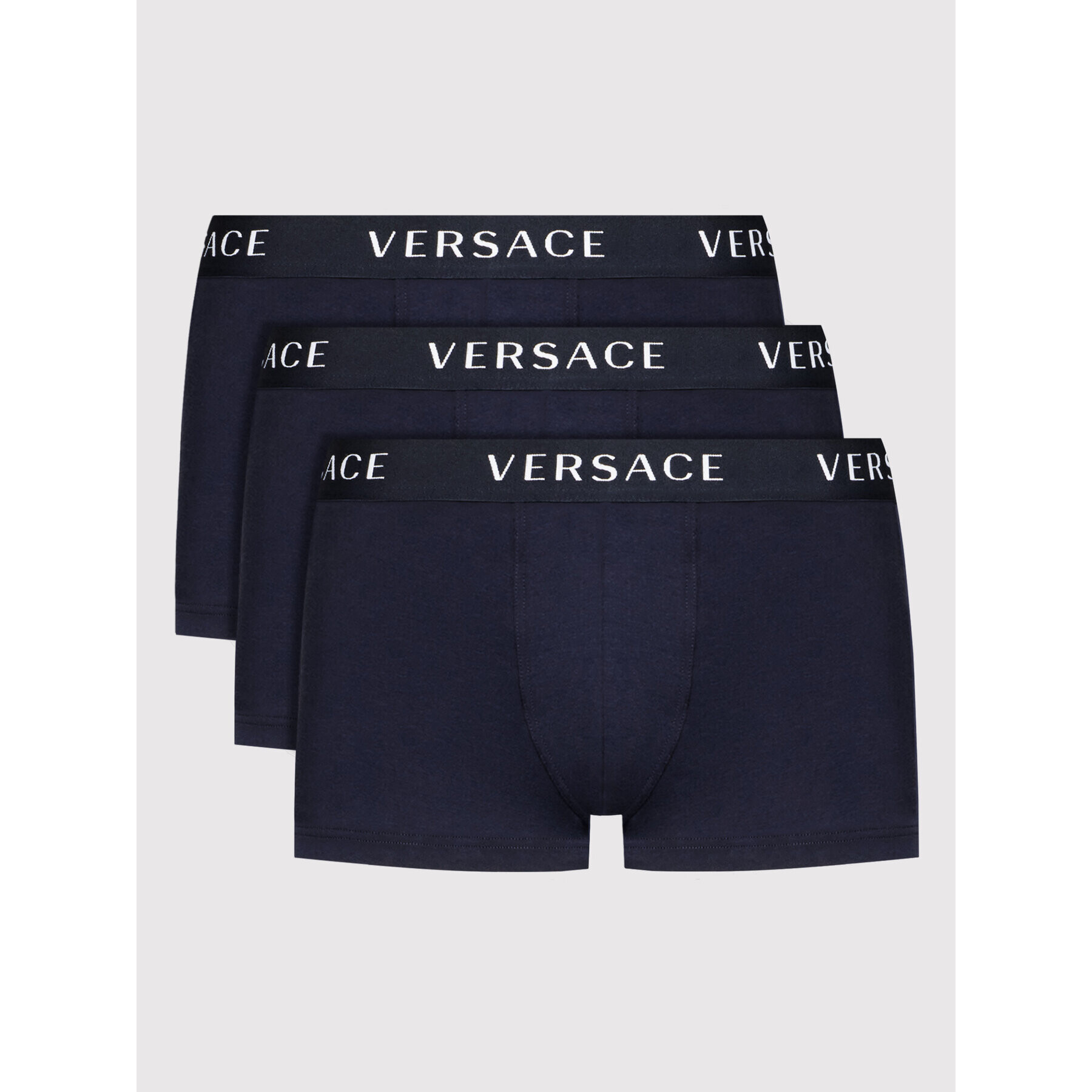 Versace Комплект 3 чифта боксерки Parigamba AU04320 Тъмносин - Pepit.bg