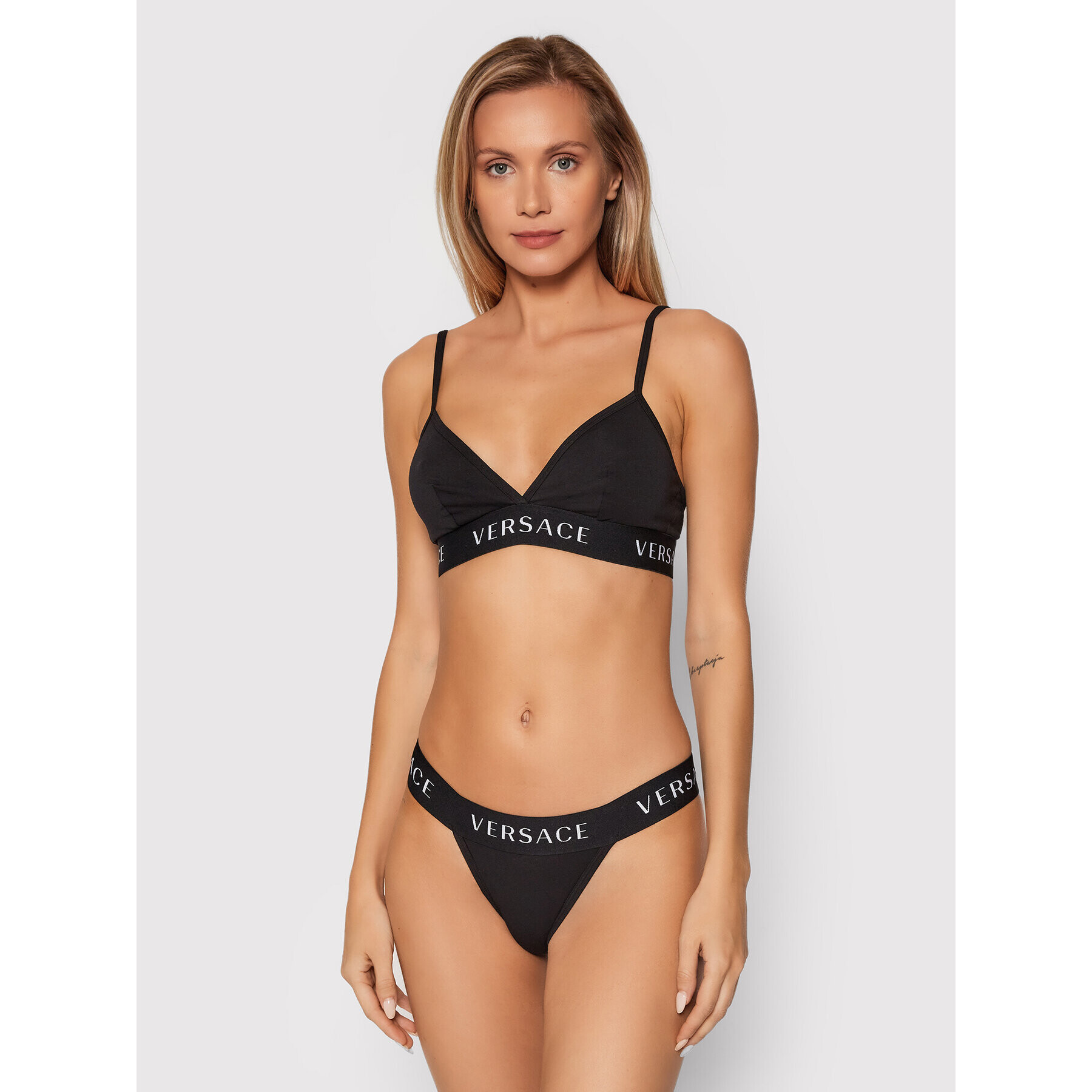Versace Сутиен бралет Donna AUD04067 Черен - Pepit.bg