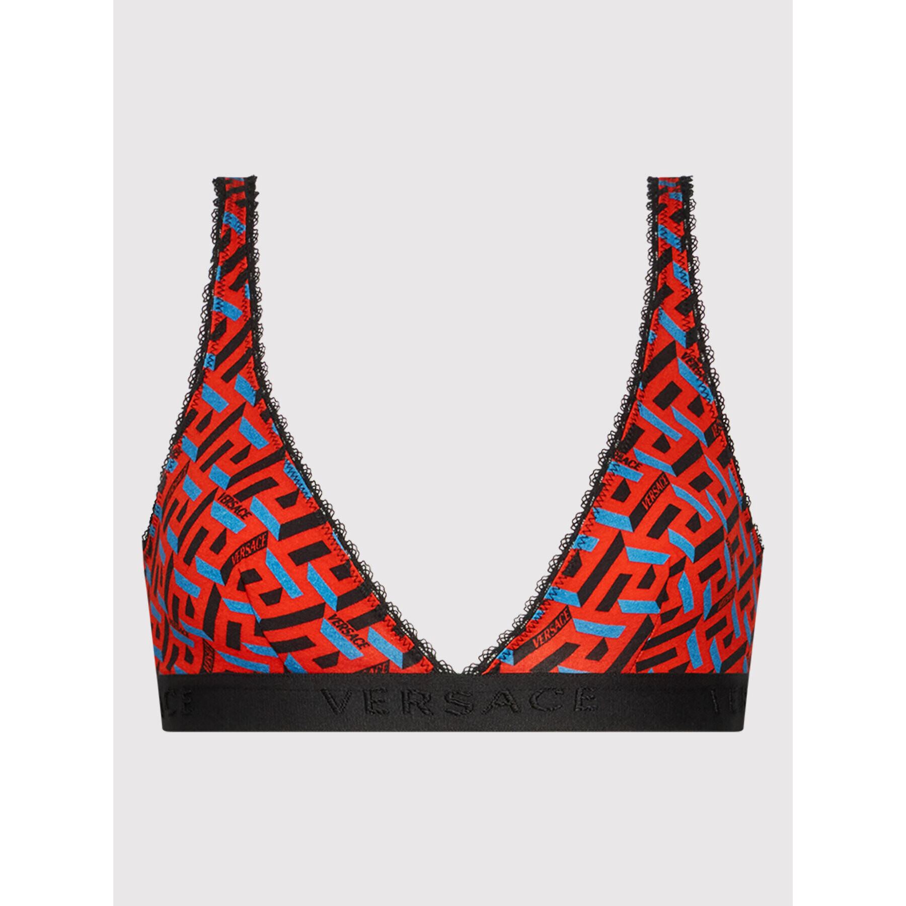 Versace Сутиен бралет Greca Signature 1002594 Червен - Pepit.bg