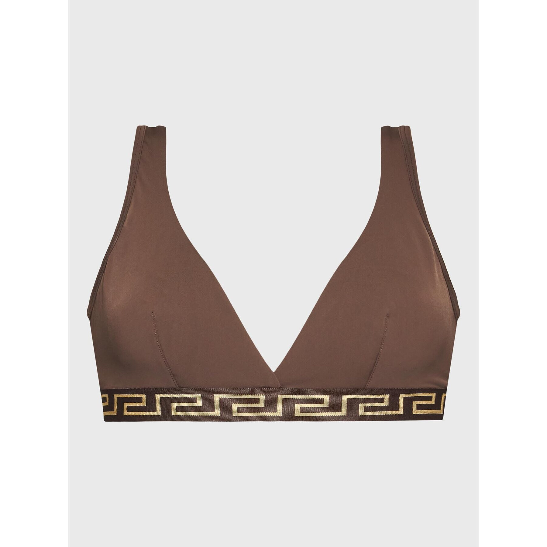 Versace Сутиен бралет Iconic Thick 1006390 Кафяв - Pepit.bg