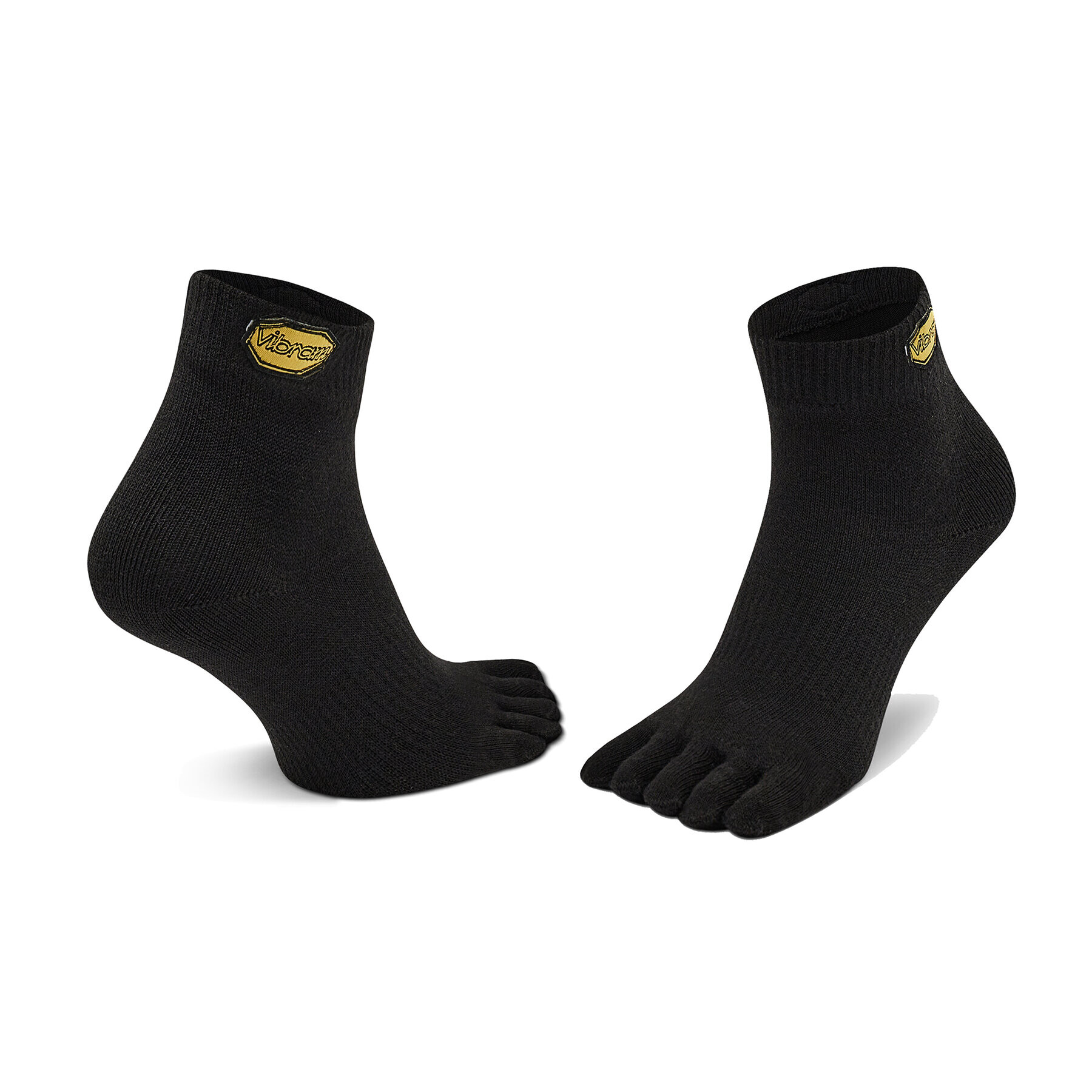 Vibram Fivefingers Чорапи къси унисекс 5 Toes 04UX000 Черен - Pepit.bg