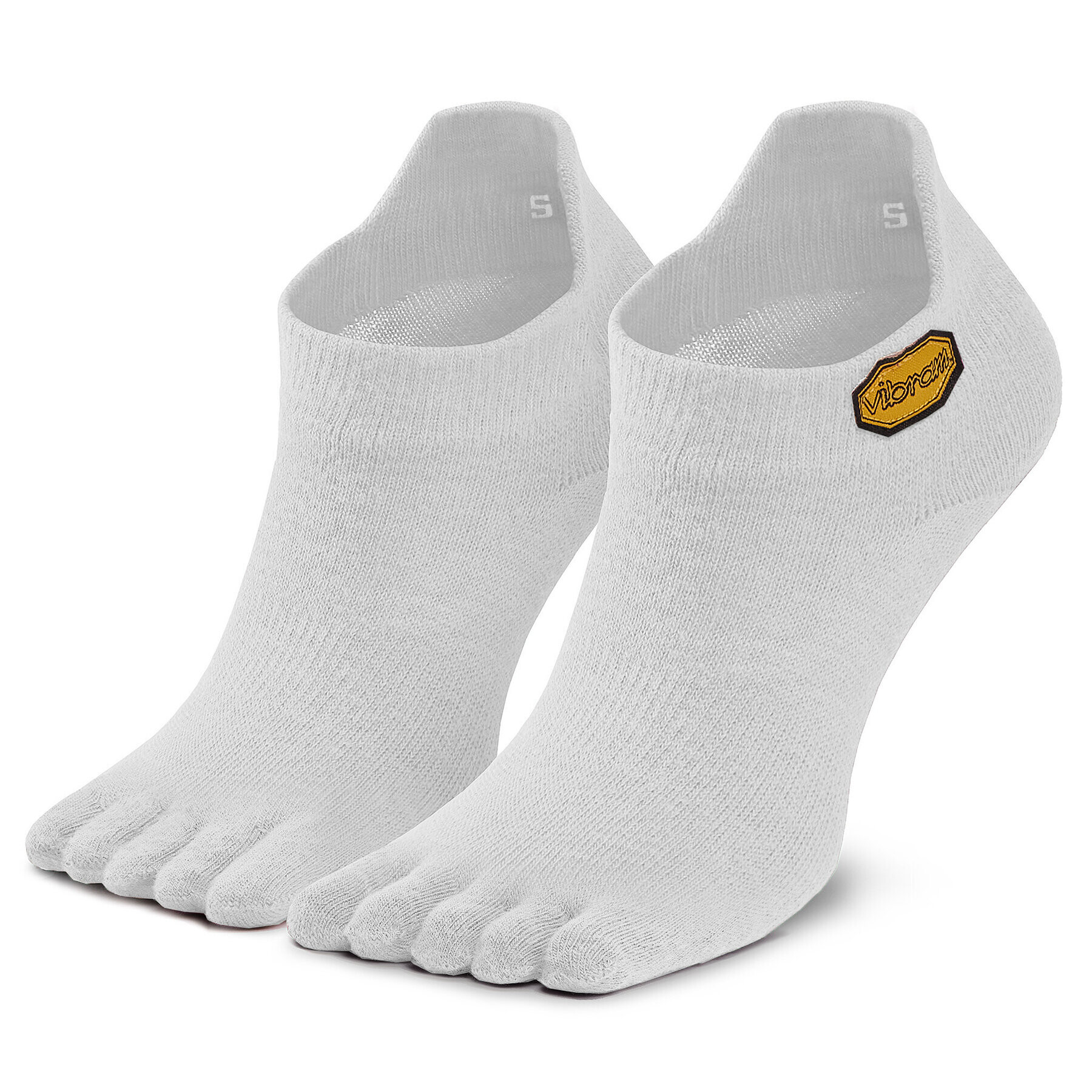 Vibram Fivefingers Чорапи къси унисекс Athletic No Show S15N01 Бял - Pepit.bg
