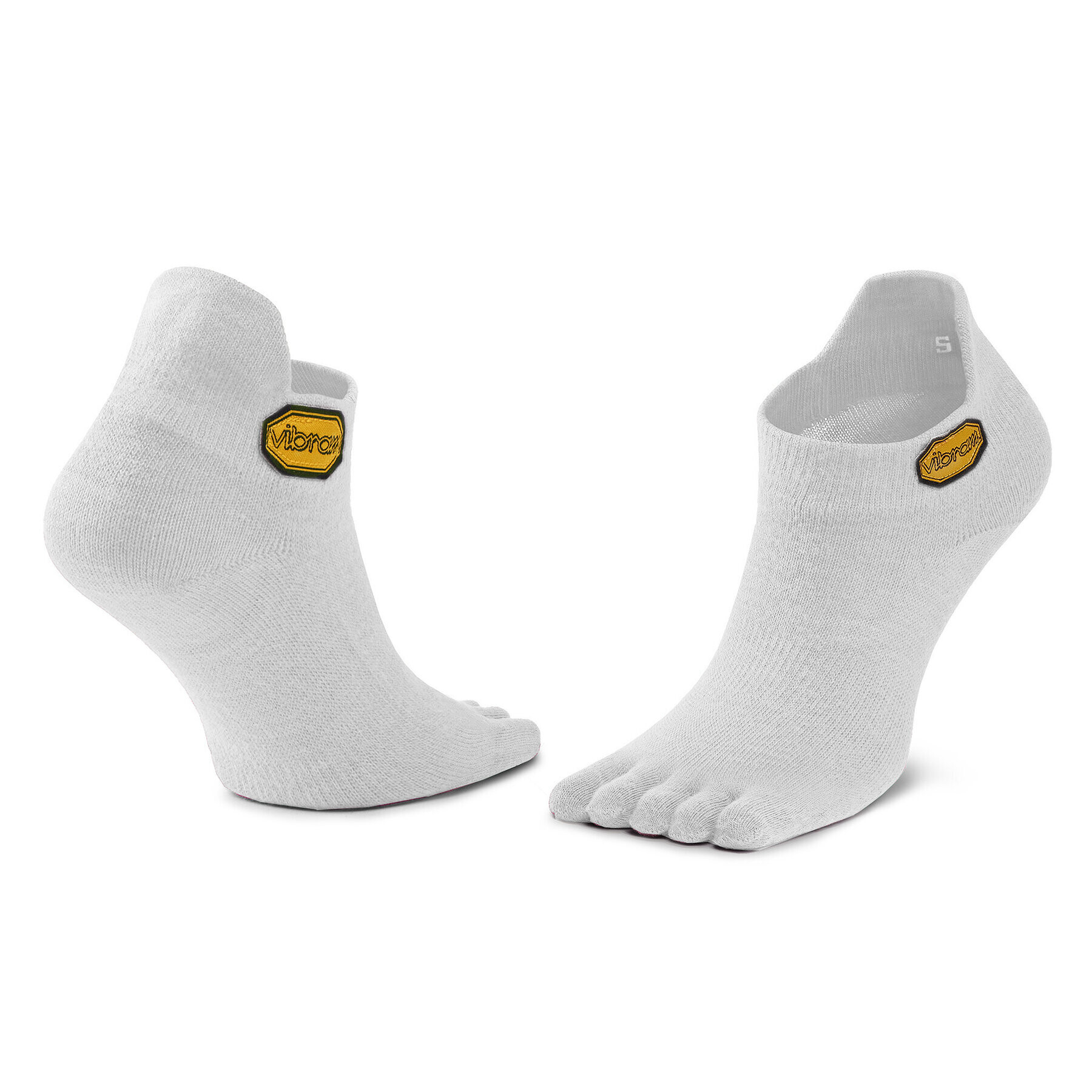 Vibram Fivefingers Чорапи къси унисекс Athletic No Show S15N01 Бял - Pepit.bg