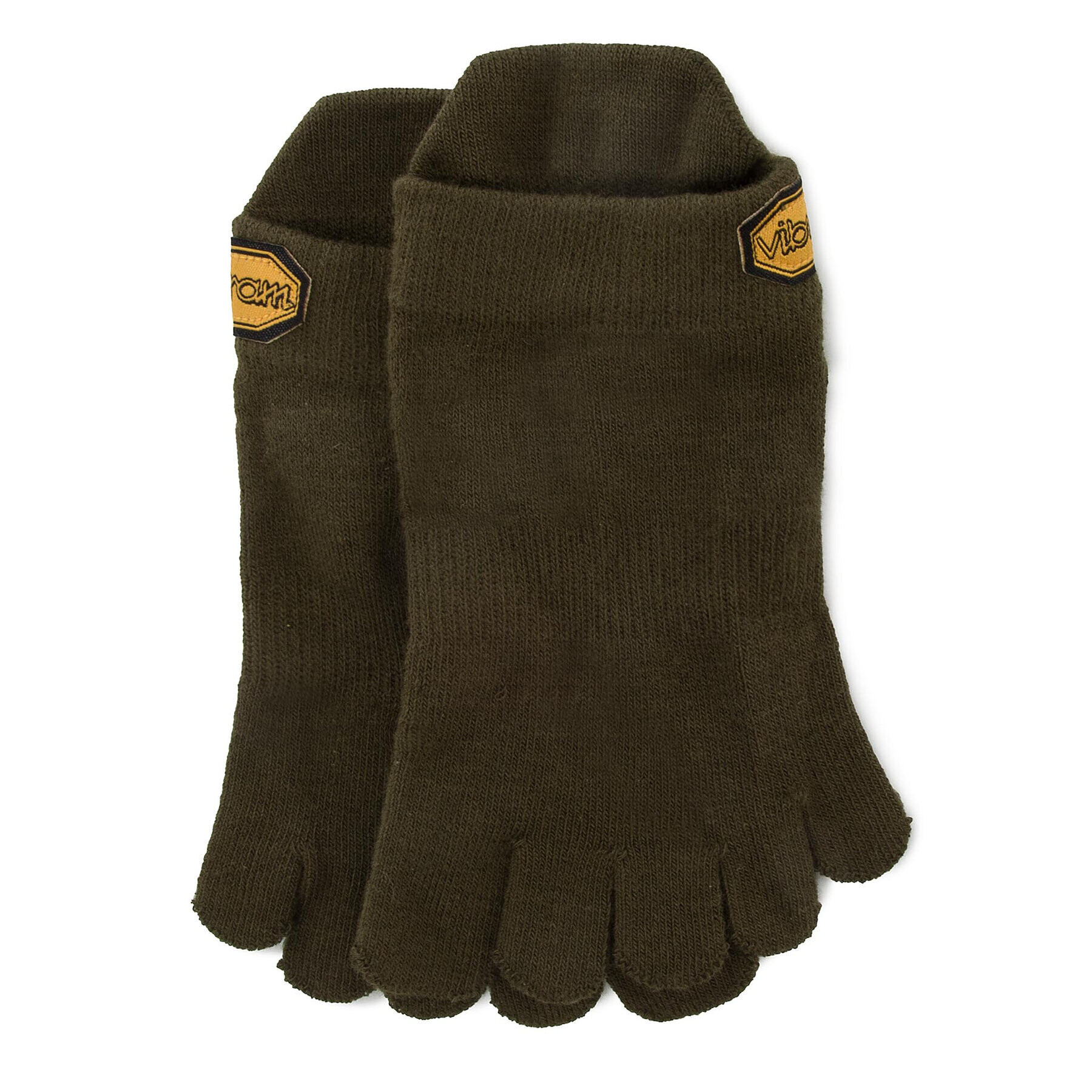 Vibram Fivefingers Чорапи къси унисекс Athletic No Show S18N01 Зелен - Pepit.bg