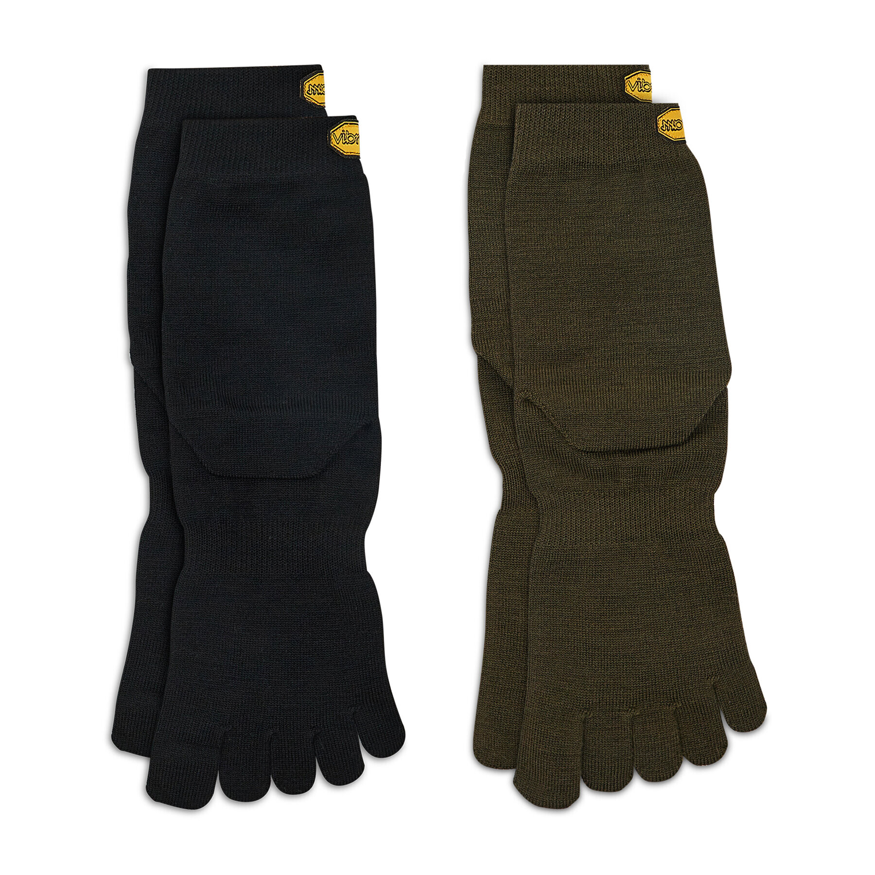 Vibram Fivefingers Комплект 2 чифта дълги чорапи мъжки Wool Blend Crew S15C12P Черен - Pepit.bg