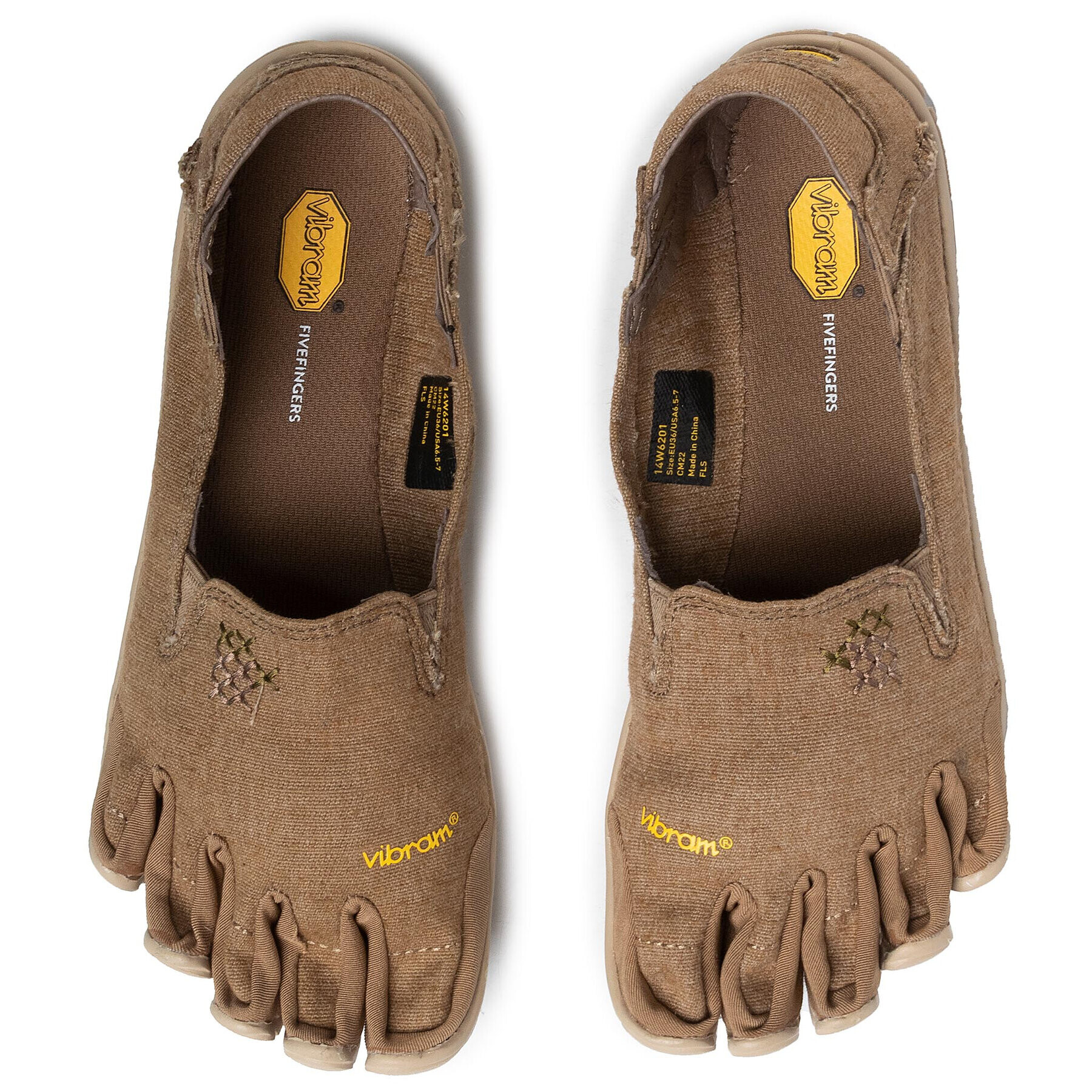 Vibram Fivefingers Обувки Cvt-Hemp 14W6201 Зелен - Pepit.bg