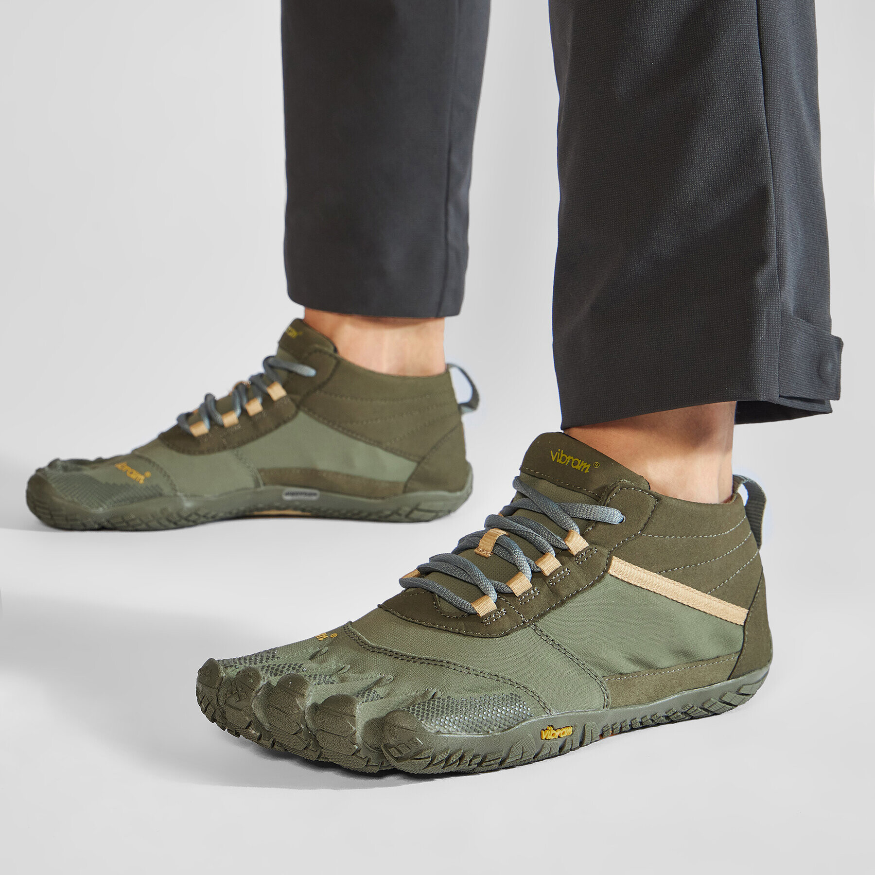 Vibram Fivefingers Обувки V-Treck 18M7402 Зелен - Pepit.bg
