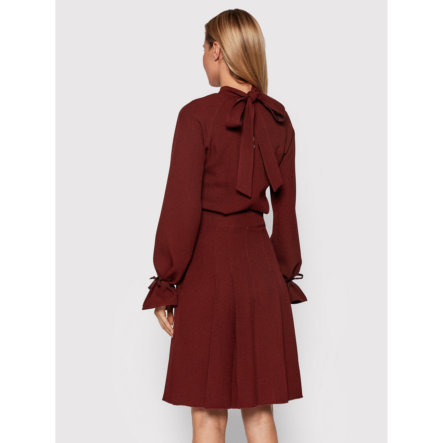 Victoria Victoria Beckham Ежедневна рокля 2321WDR002967A Бордо Regular Fit - Pepit.bg