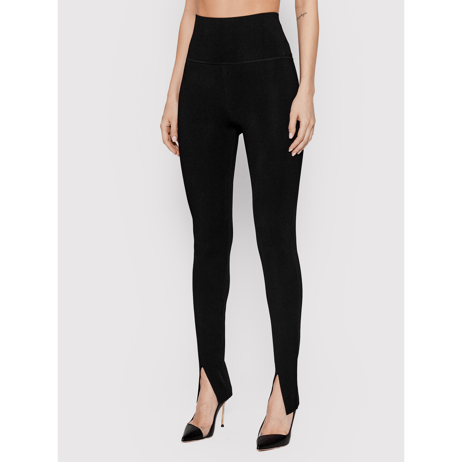 Victoria Victoria Beckham Клин Split 1222KTR003390A Черен Slim Fit - Pepit.bg