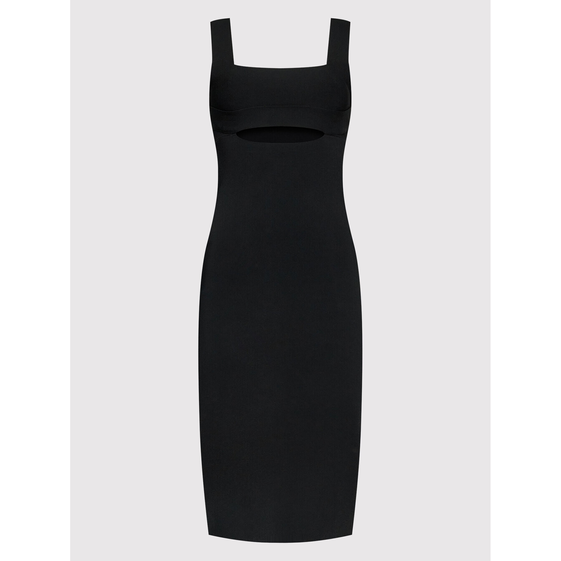 Victoria Victoria Beckham Коктейлна рокля Cut Out 1222KDR003590A Черен Slim Fit - Pepit.bg