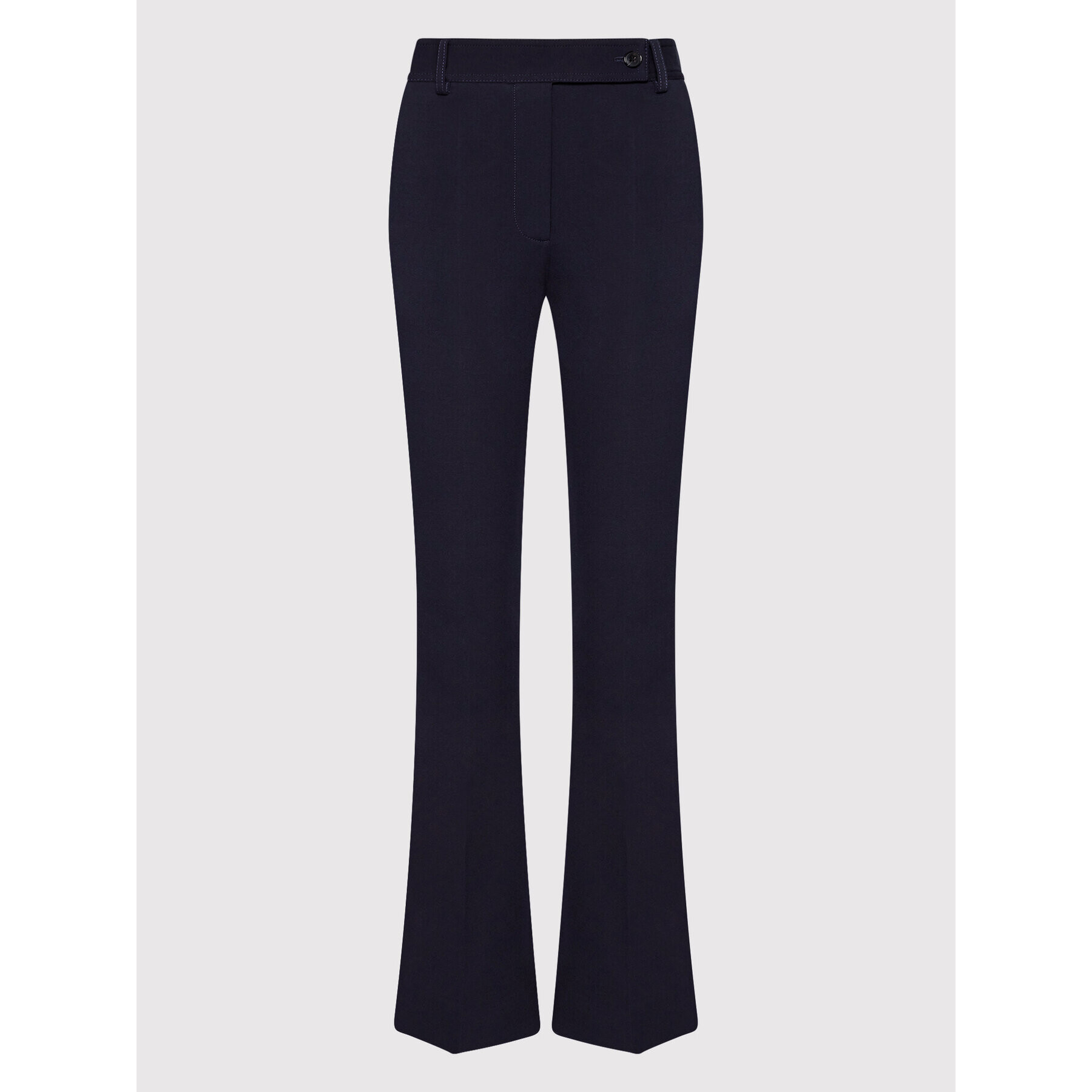 Victoria Victoria Beckham Текстилни панталони 1322WTR003869A Тъмносин Regular Fit - Pepit.bg